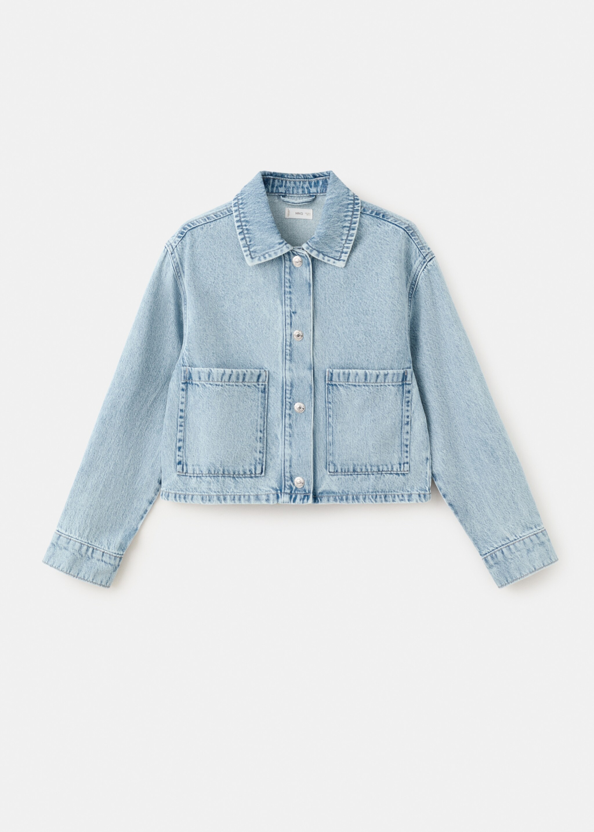 Denim jacket pockets - Article without model, Medium Blue. Ref: 27085157-00.