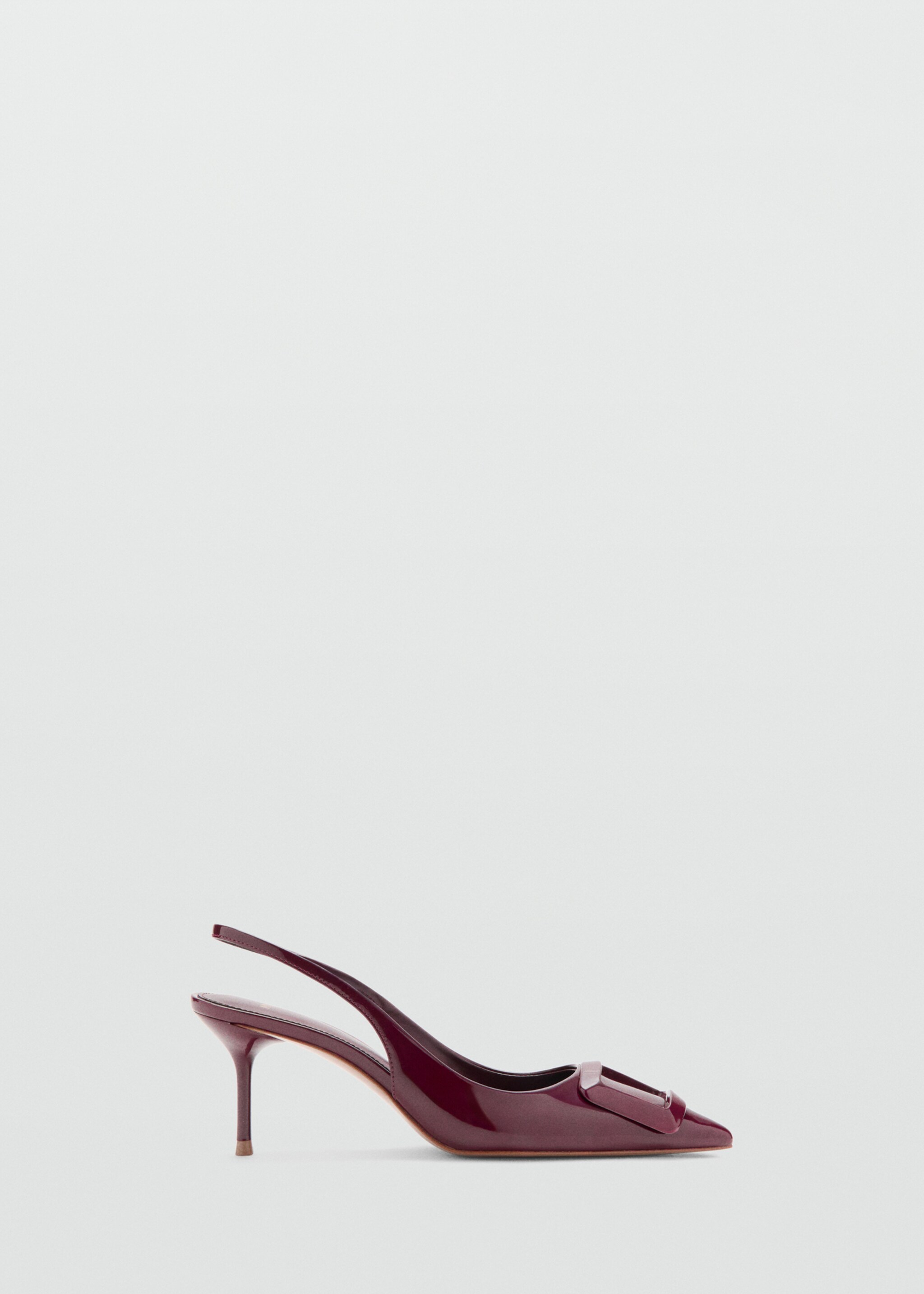 Patent heeled shoes - Article without model, Burgundy. Ref: 27085158-00.