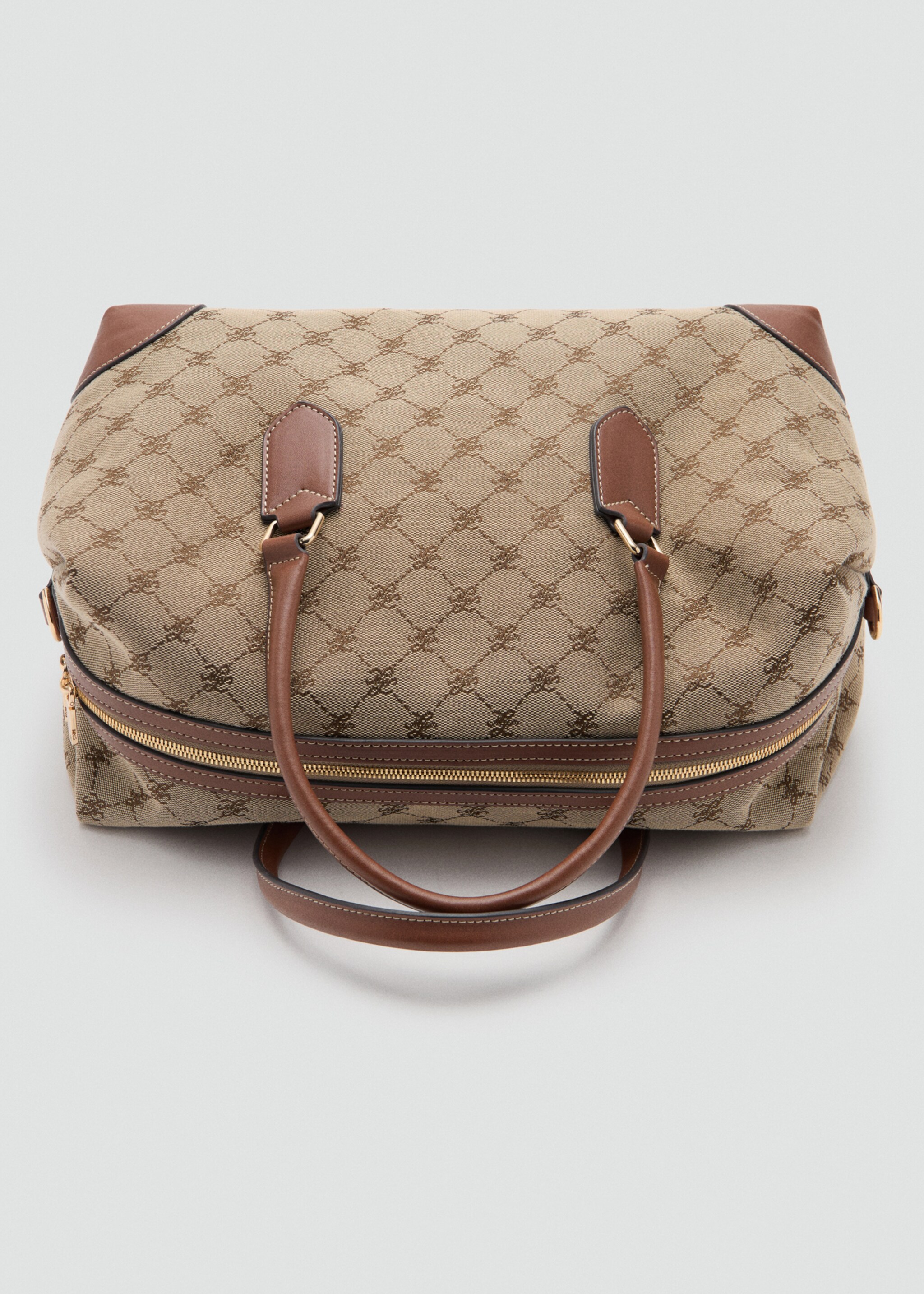 Logo print bowling bag - Details of the article 3, Leather. Ref: 27085163-00.