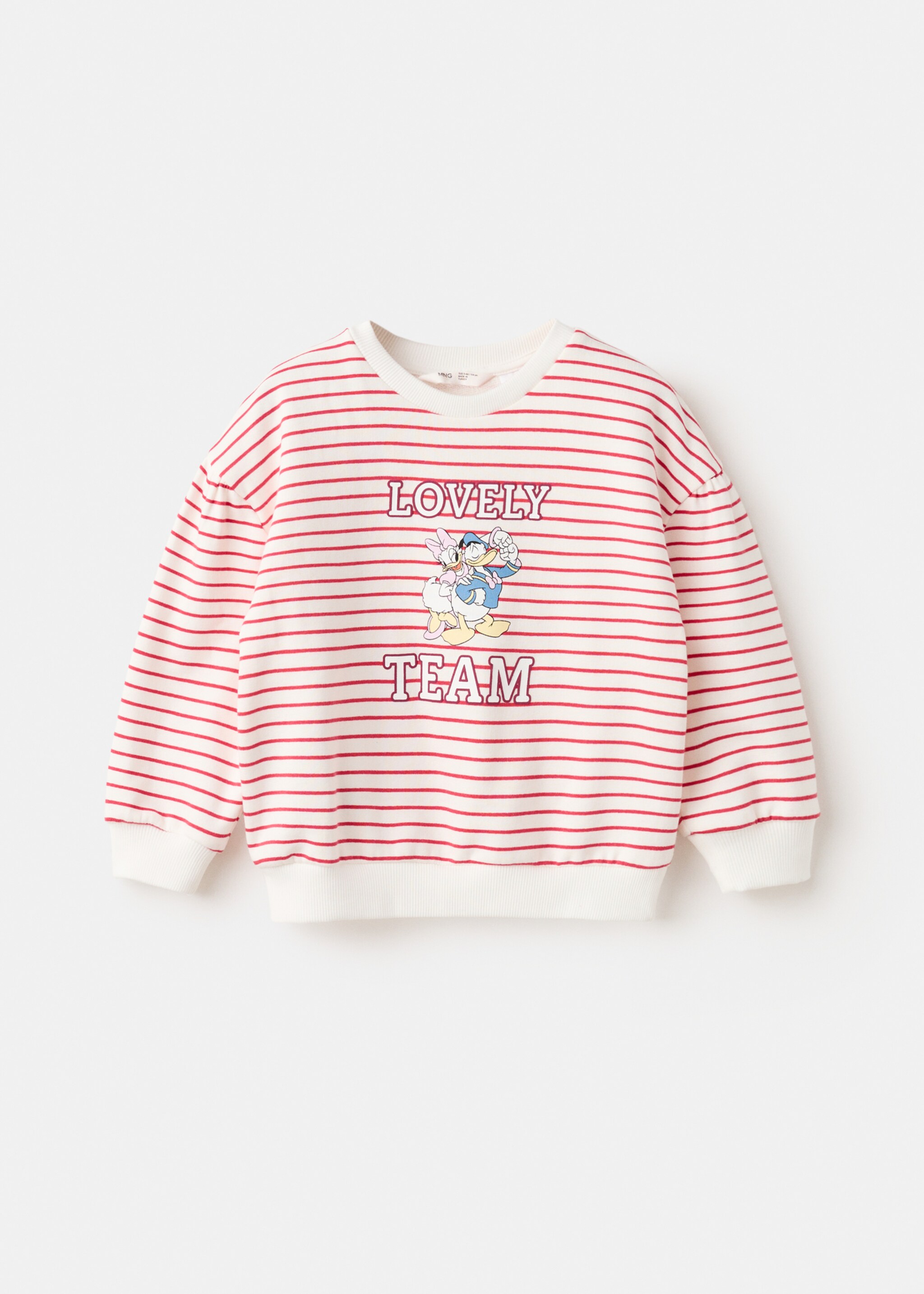 Daisy cotton sweatshirt - Article without model, Red. Ref: 27085165-00.