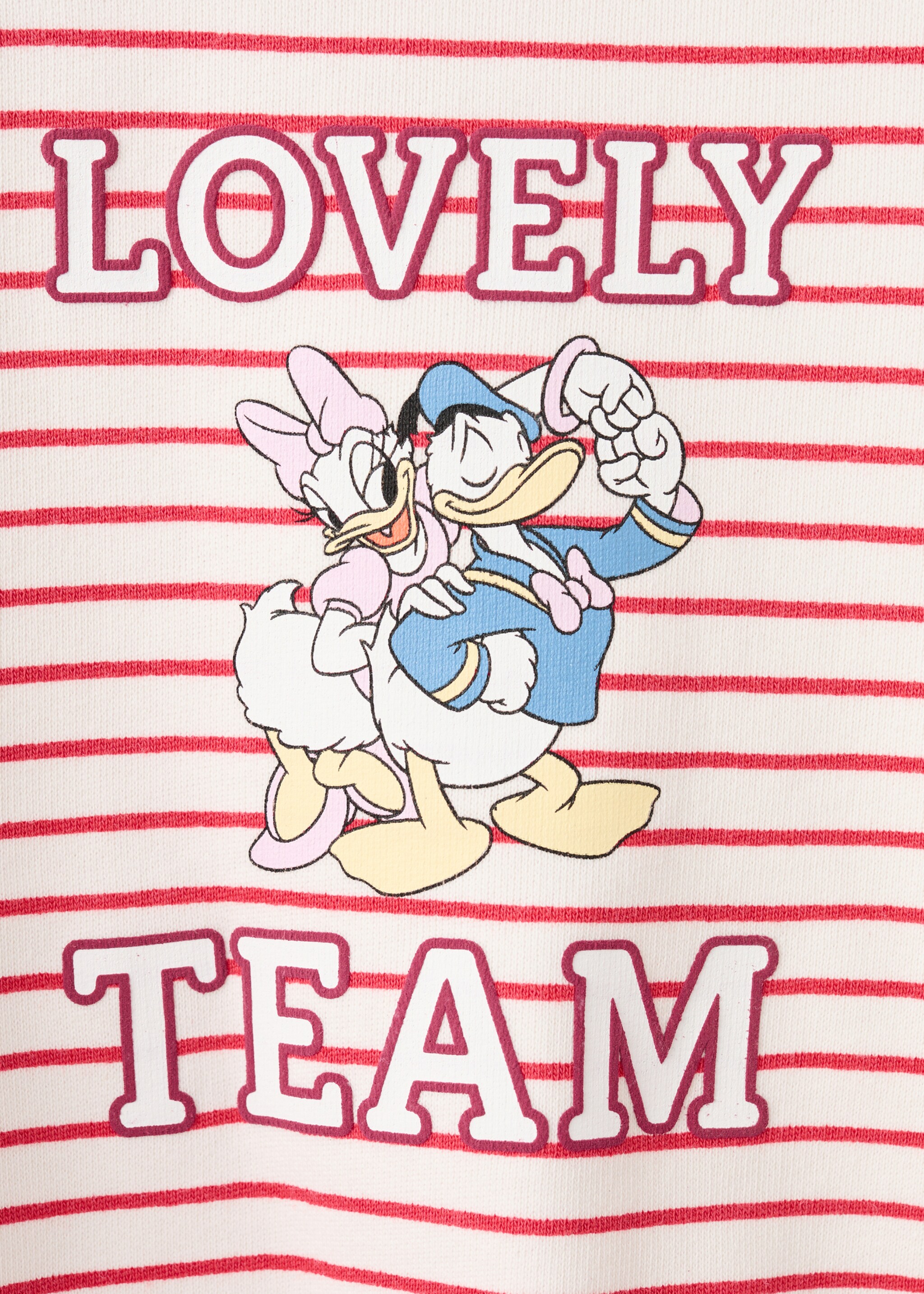 Daisy cotton sweatshirt - Details of the article 0, Red. Ref: 27085165-00.