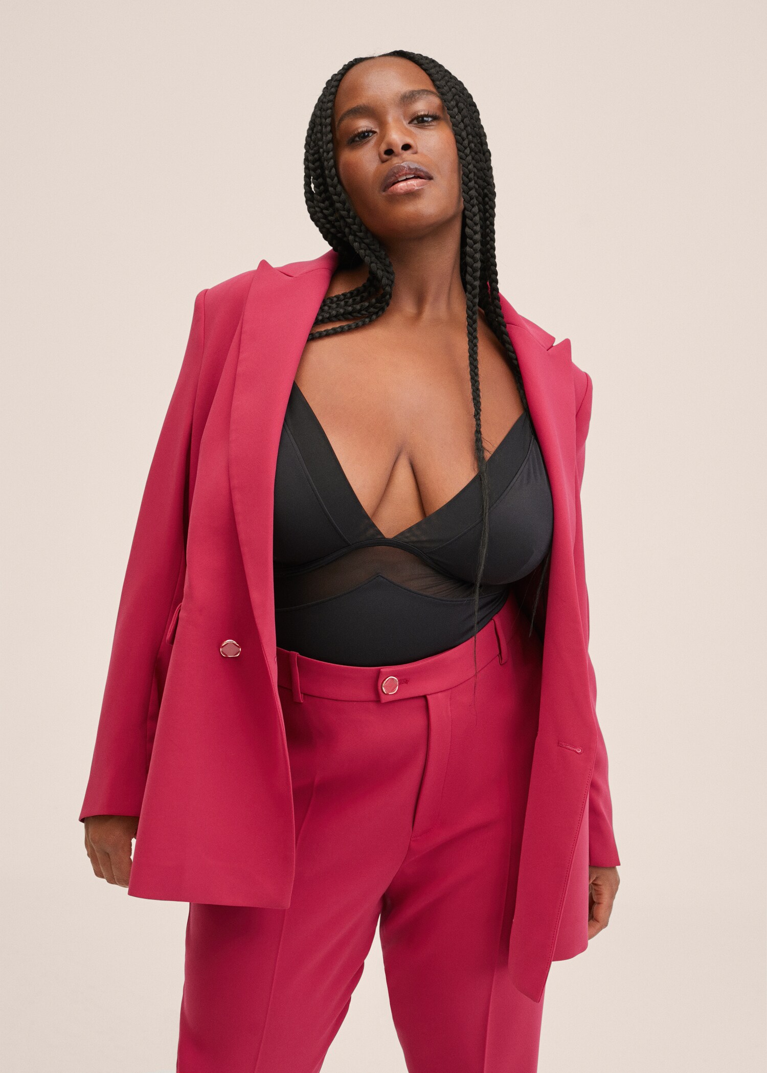  Wide leg suit trousers - Details of the article 5