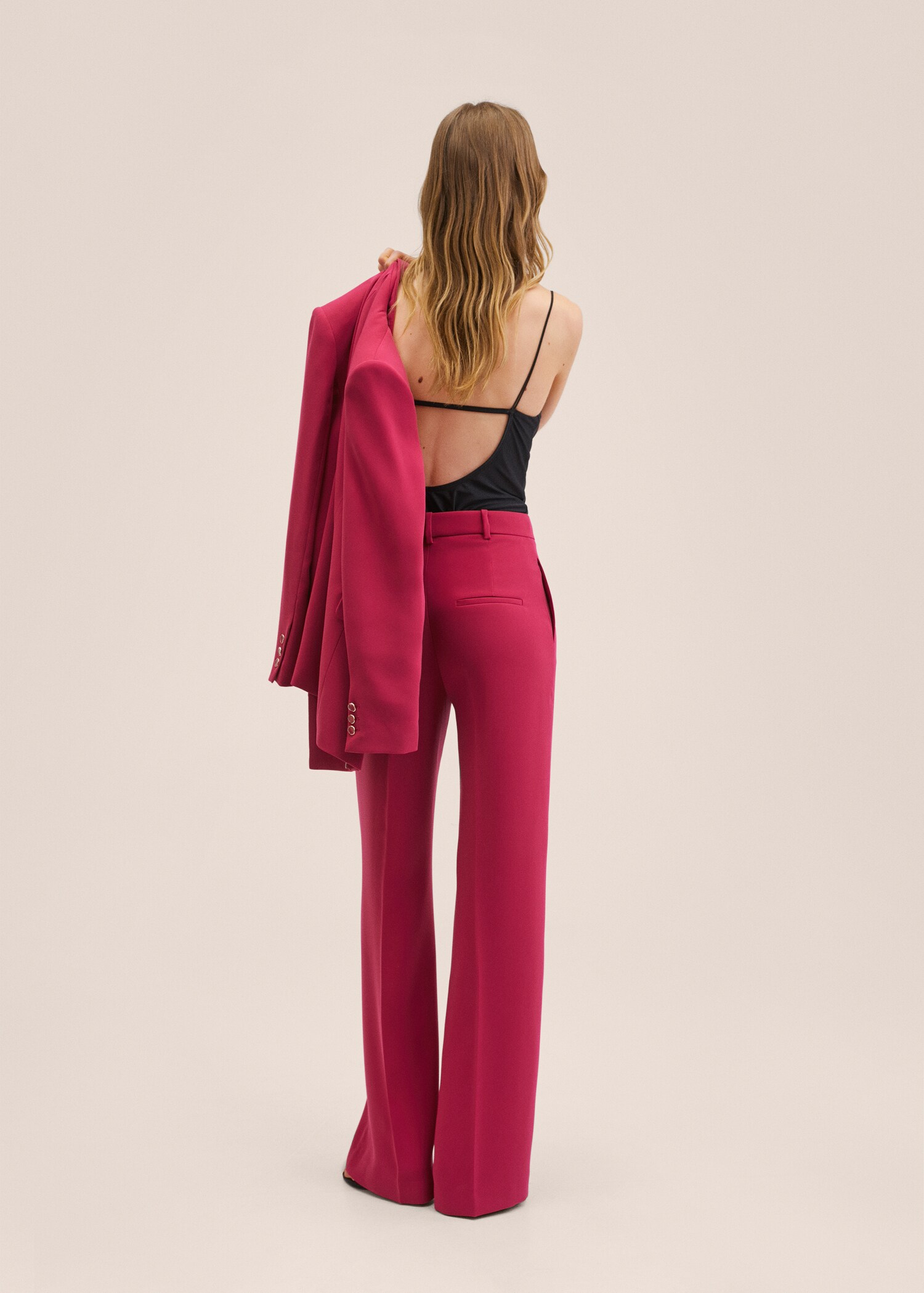  Wide leg suit trousers - Reverse of the article