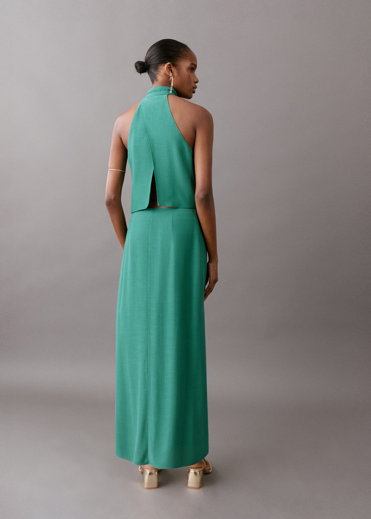 Jupe longue fente sur le côté - Verso de l’article