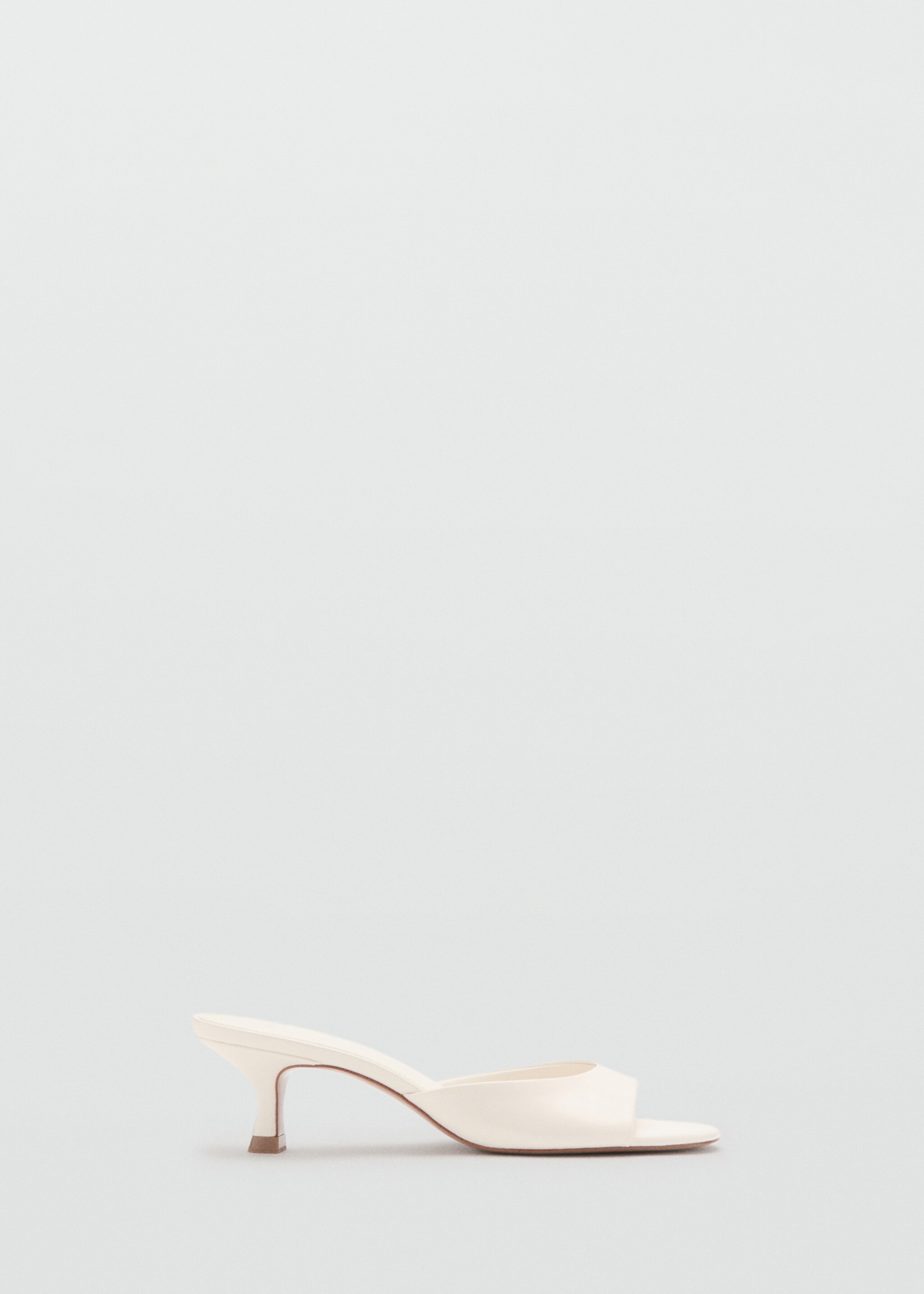 Pointed heel sandals - Article without model, Ecru. Ref: 27085814-00.