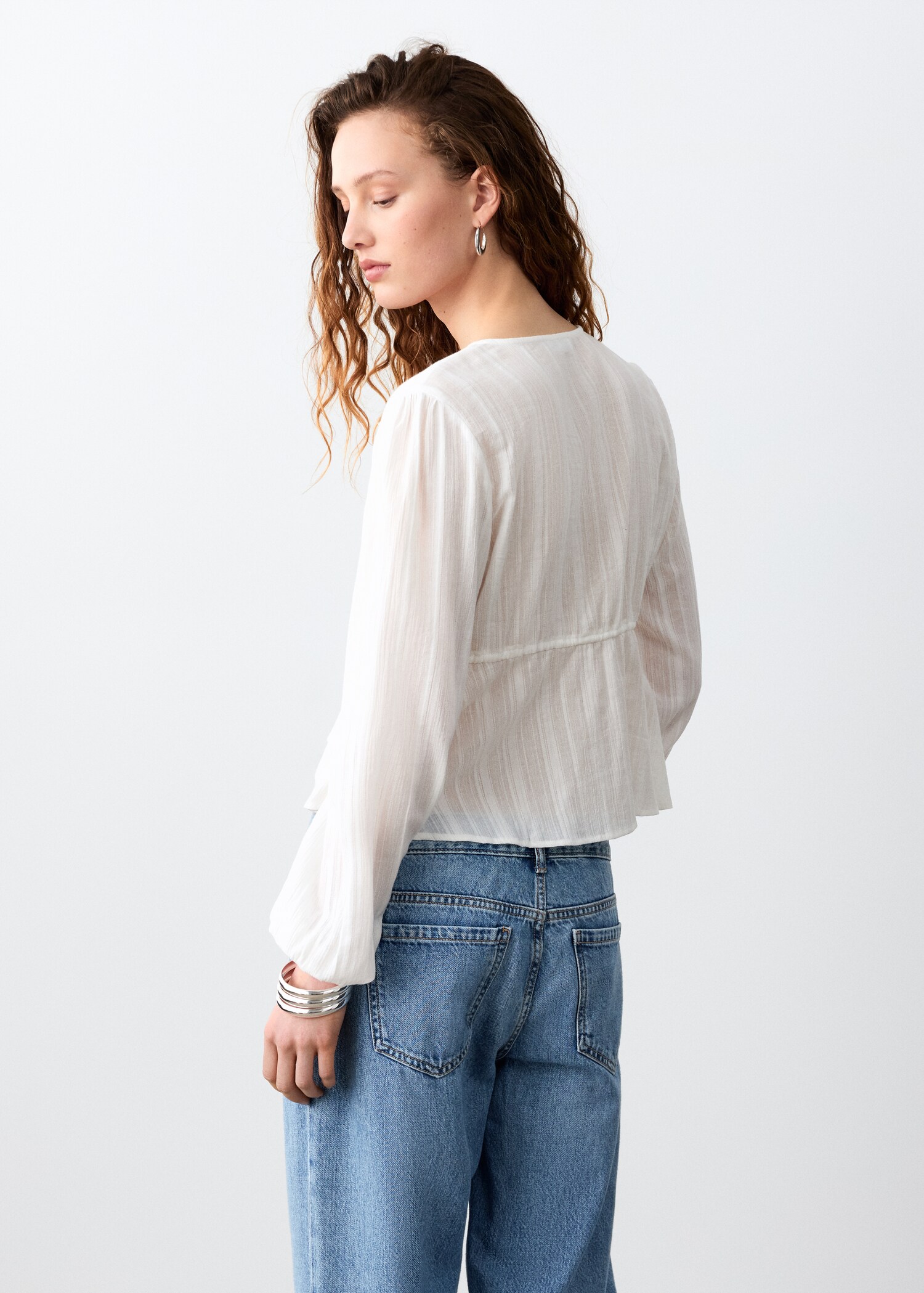 Blusa detalle lazo - Reverso del artículo