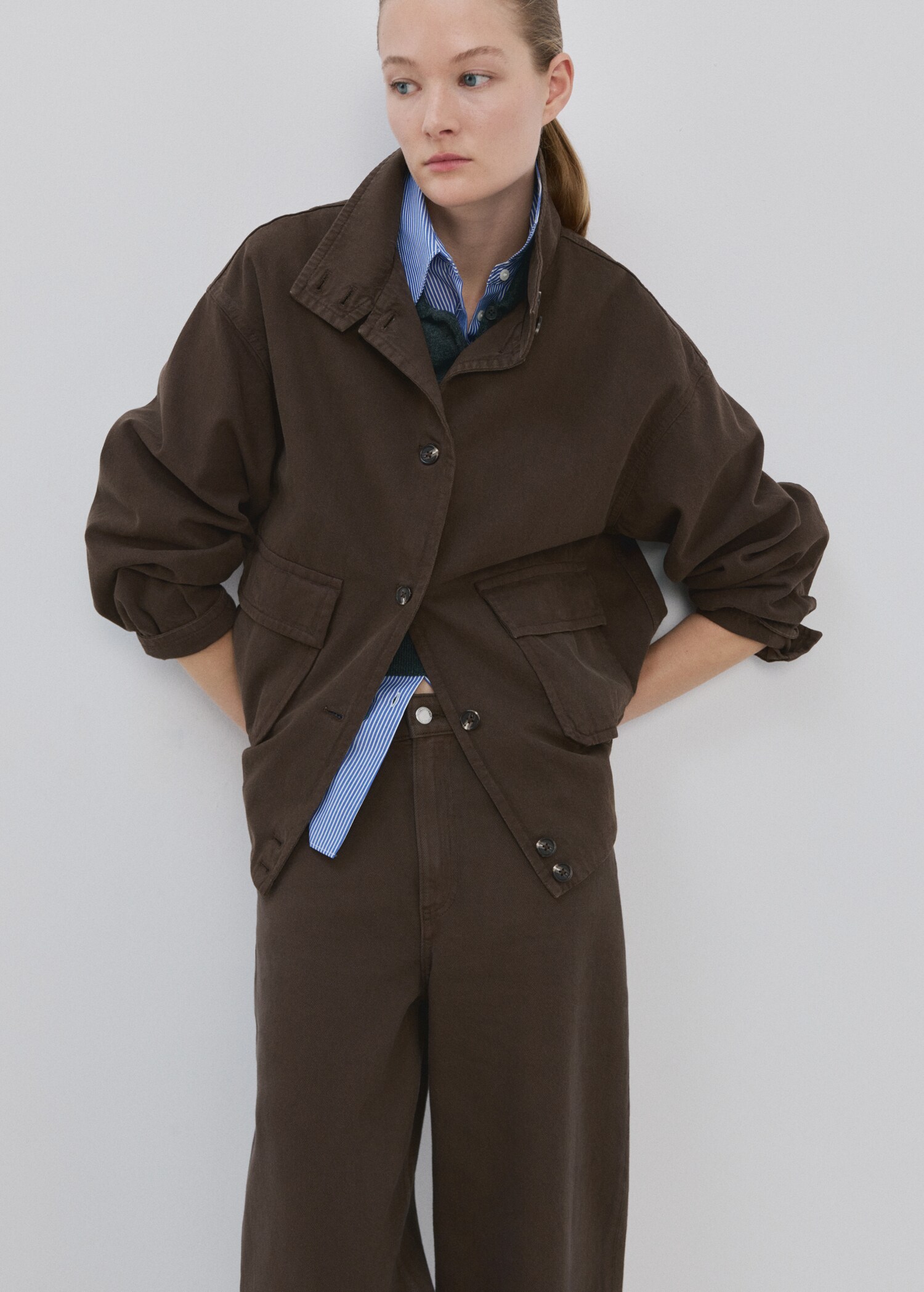 Jean balloon ourlet à revers - Détail de l'article 1