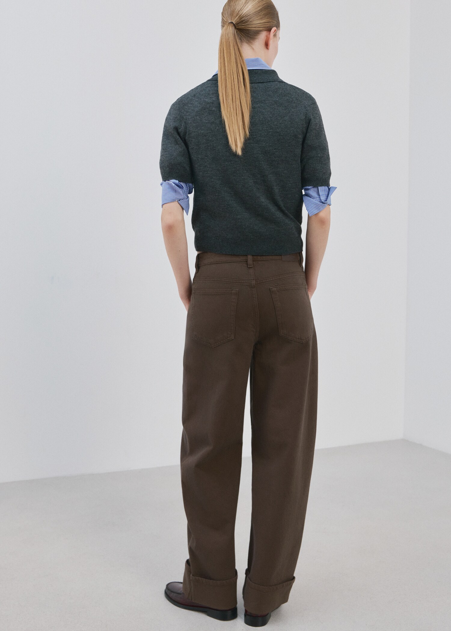 Jean balloon ourlet à revers - Verso de l’article