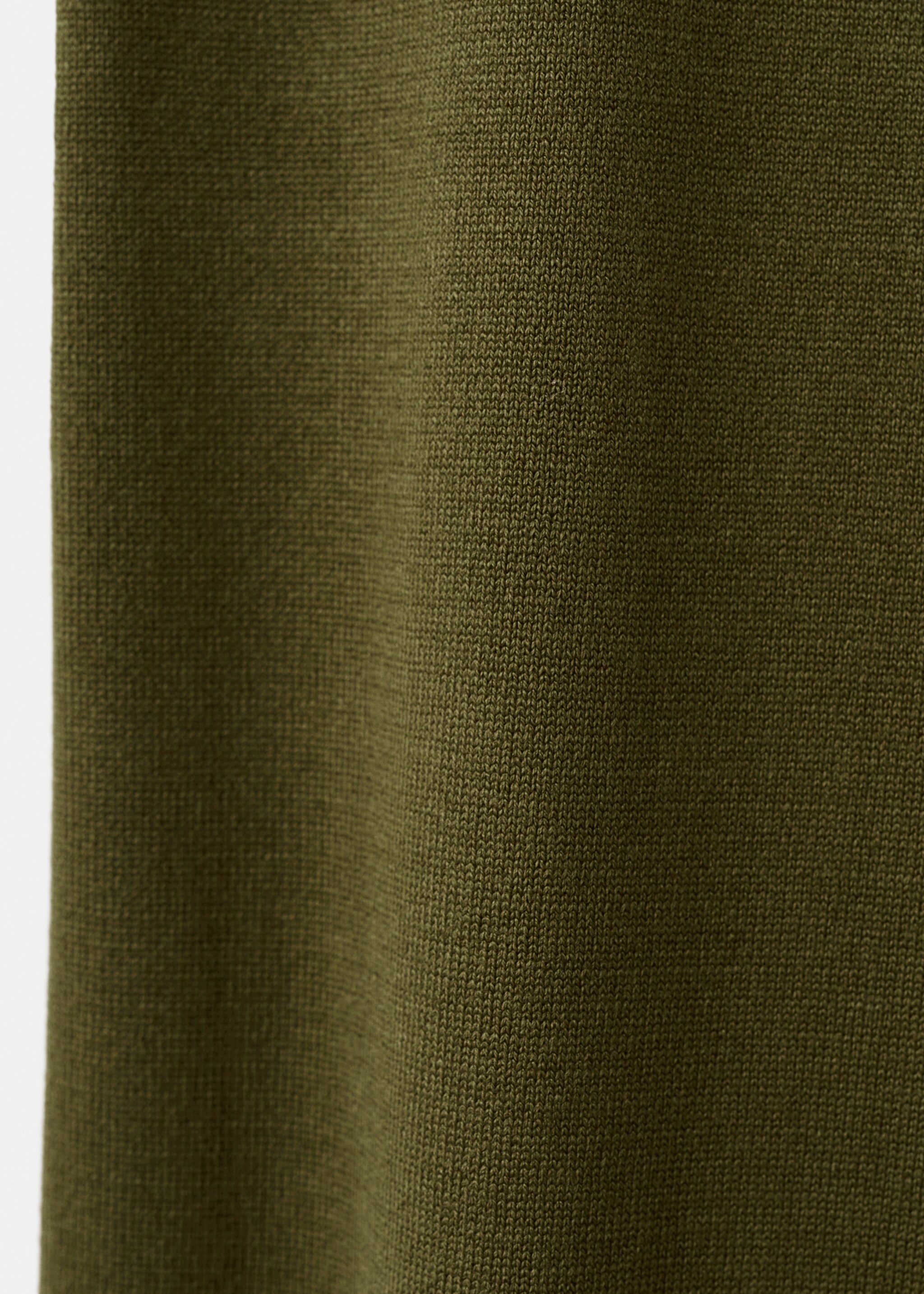 Pantalon droit maille fine - Détail de l'article 8, Kaki. Ref: 27085820-00.