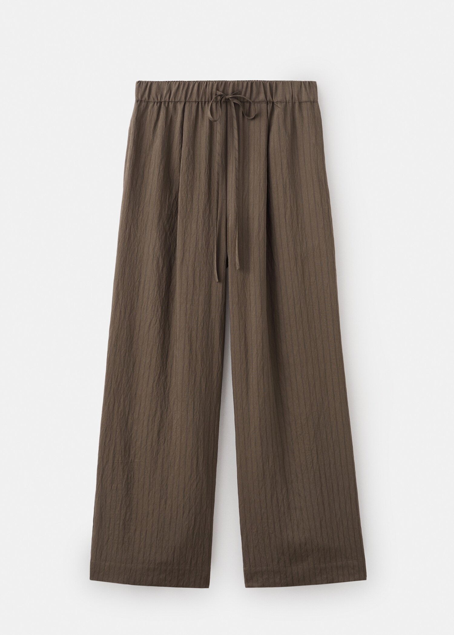 Straight striped trousers - Article without model