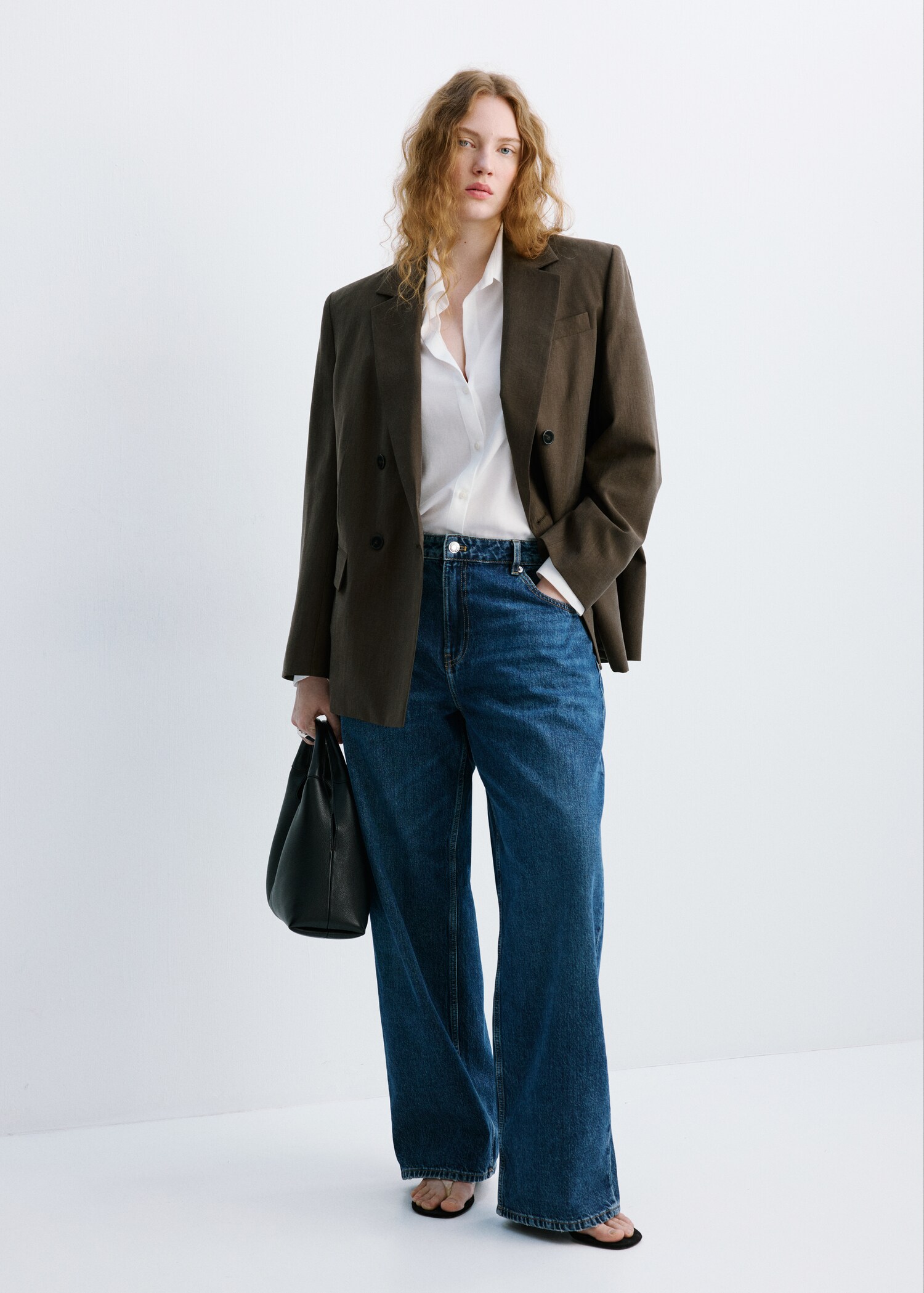 Straight-fit lyocell suit jacket - Details of the article 3