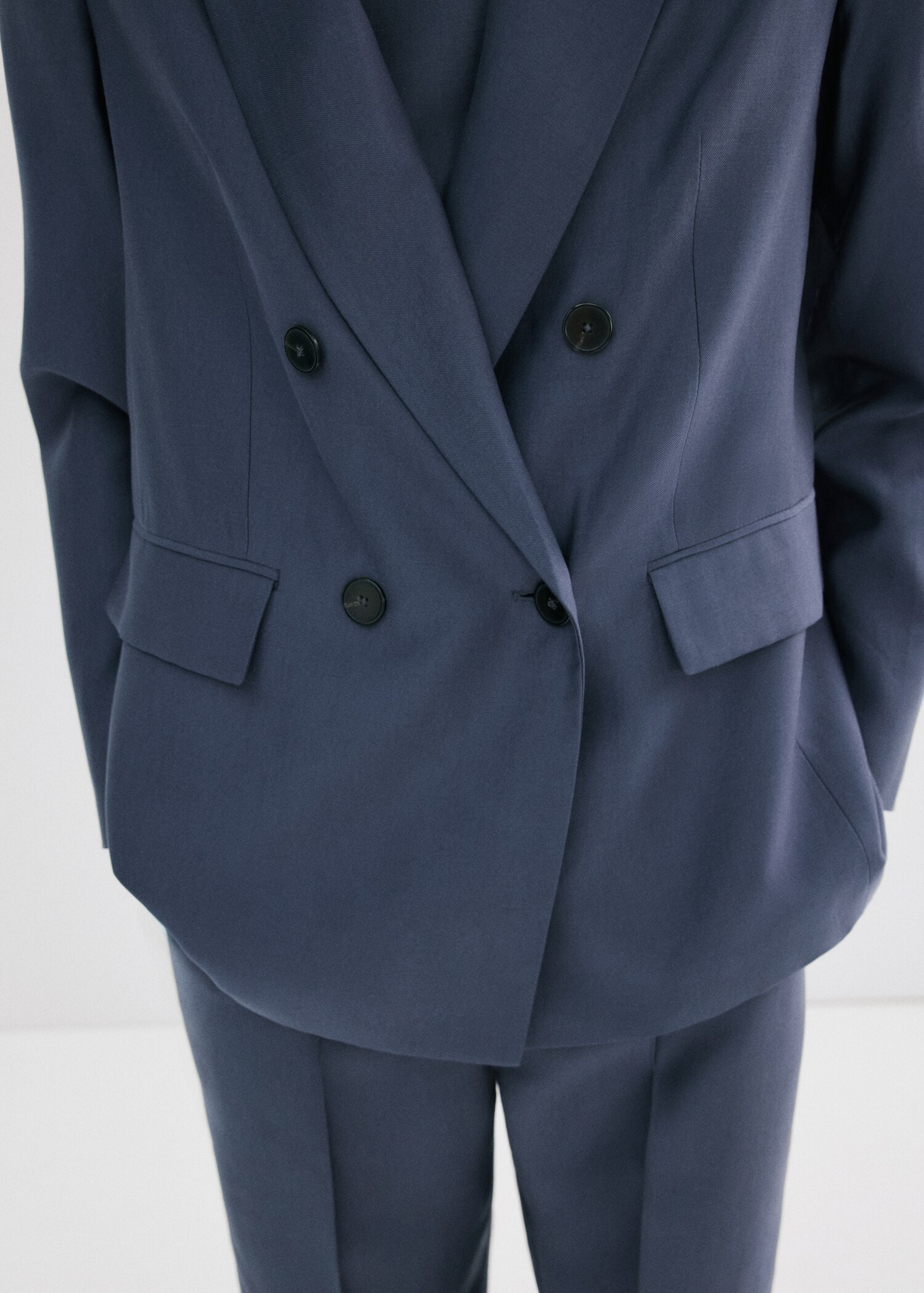 Straight-fit lyocell suit jacket - Details of the article 6