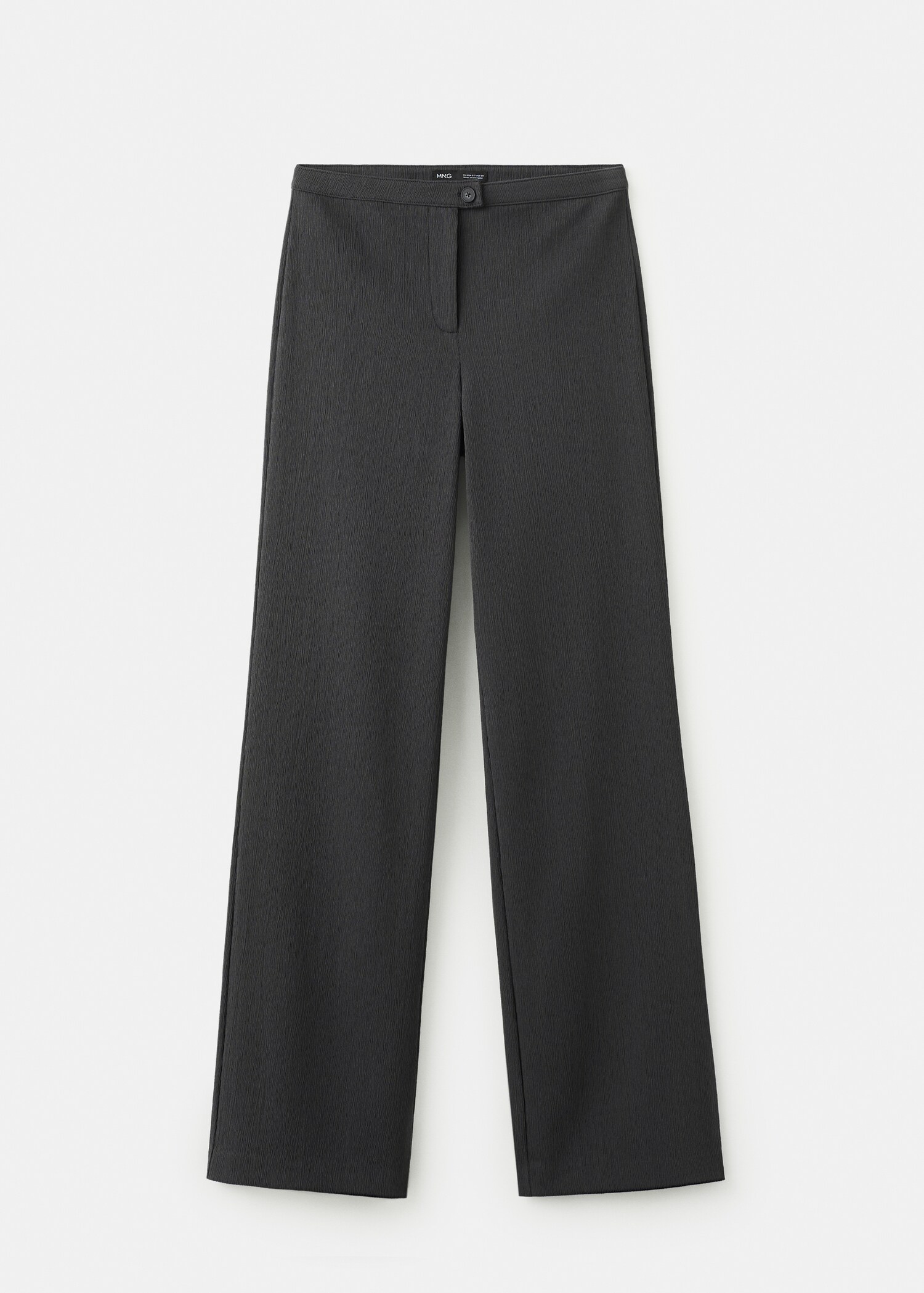 Straight mid-rise trousers - Article without model