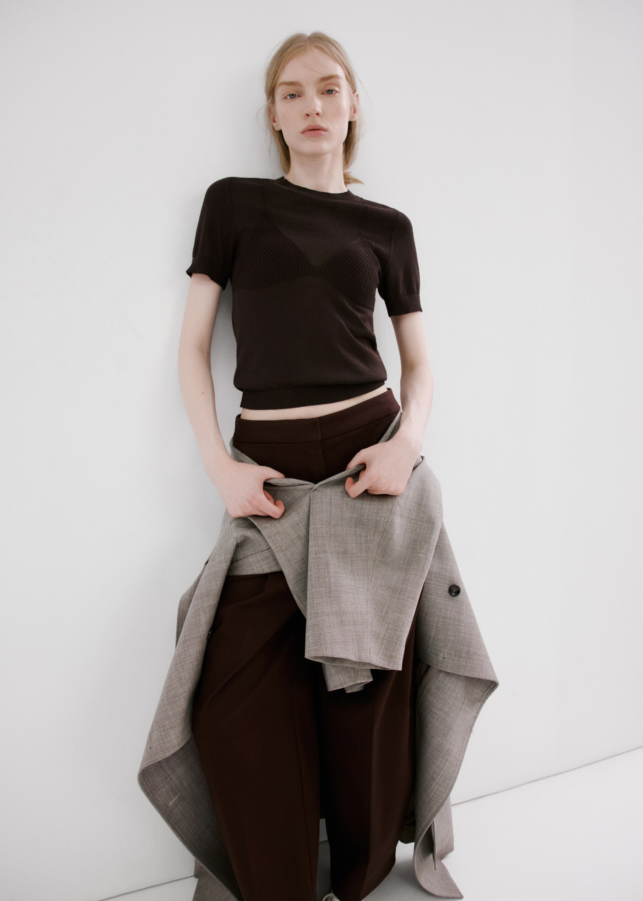 Kısa kollu triko tişört — photo 3