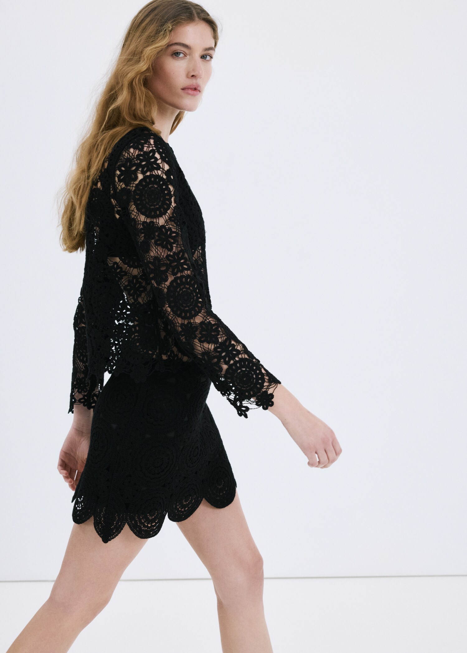 Crochet mini skirt - Details of the article 1