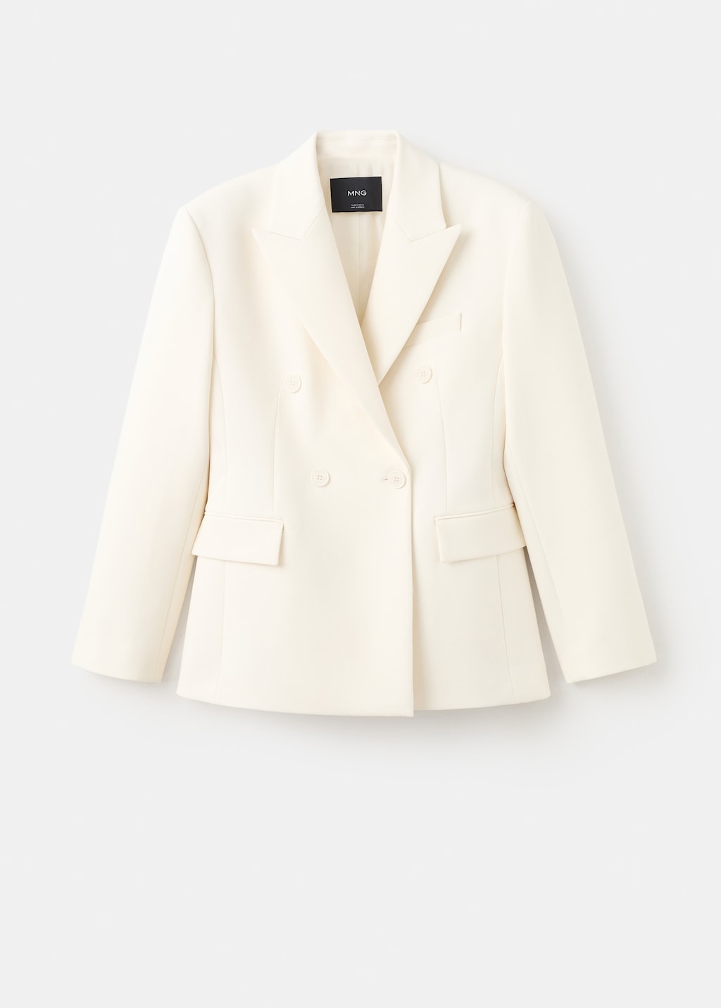 Fitted double-breasted blazer - image 2