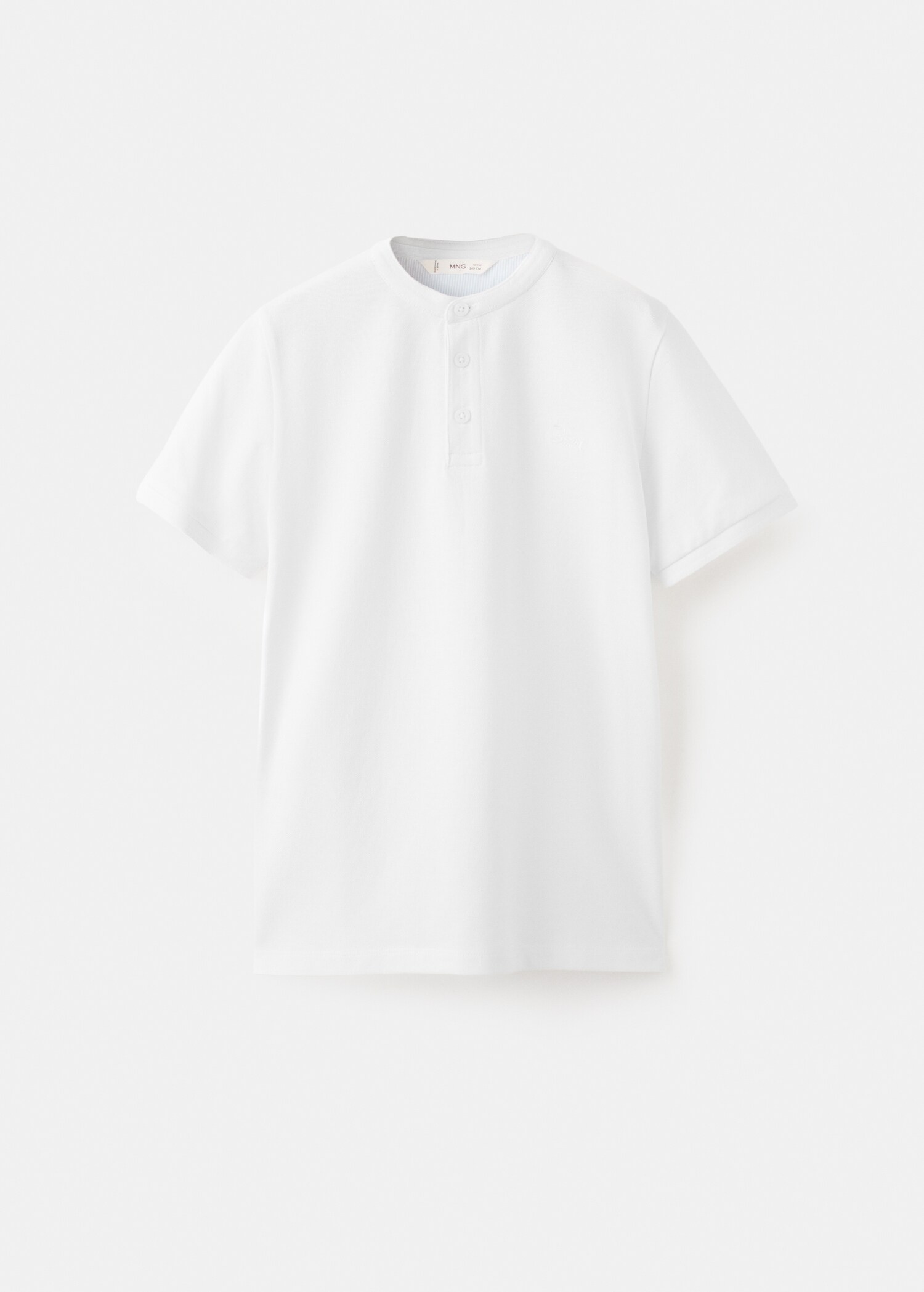 Mao collar polo shirt - Article without model