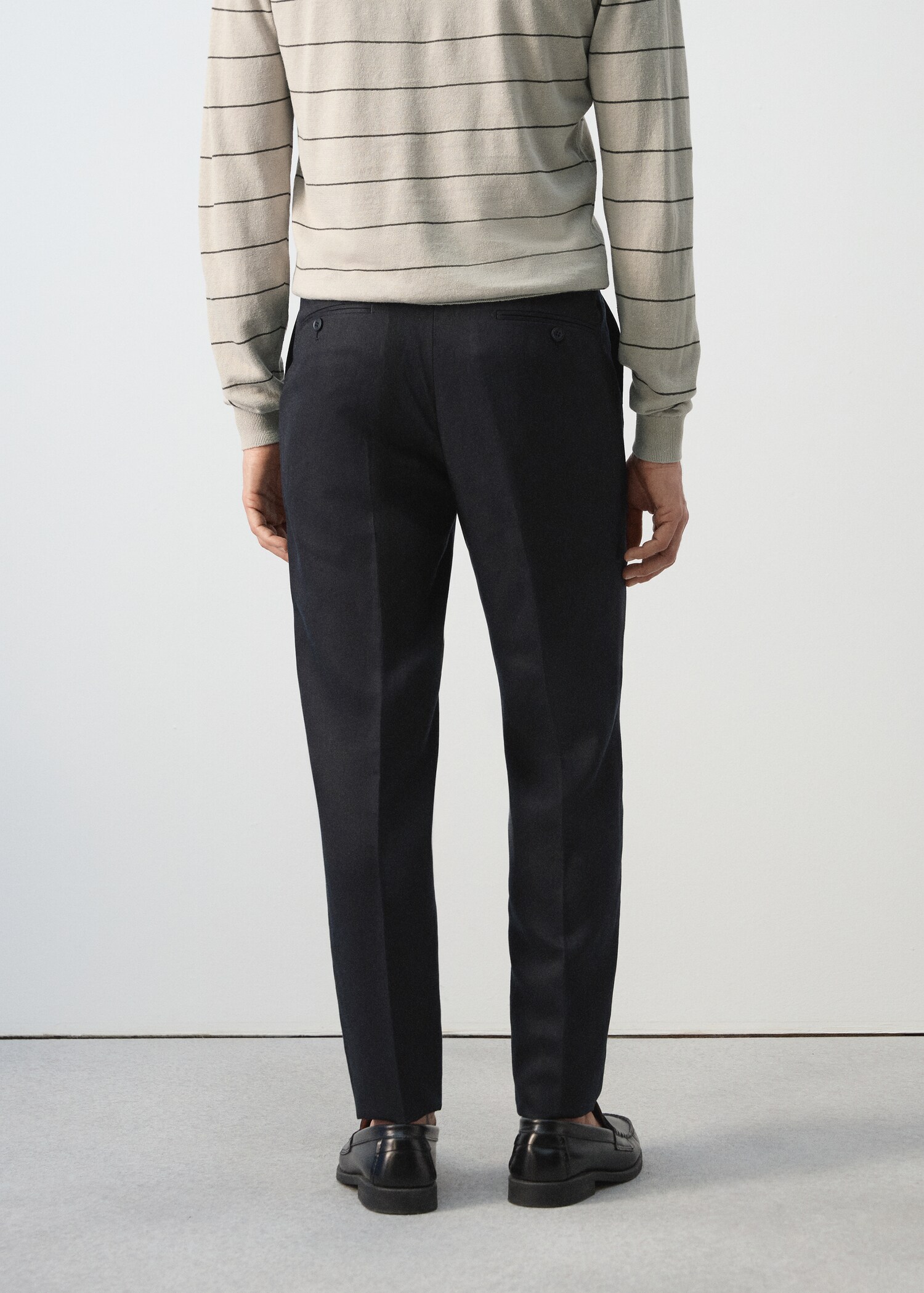 Amalfi slim fit suit trousers - Reverse of the article