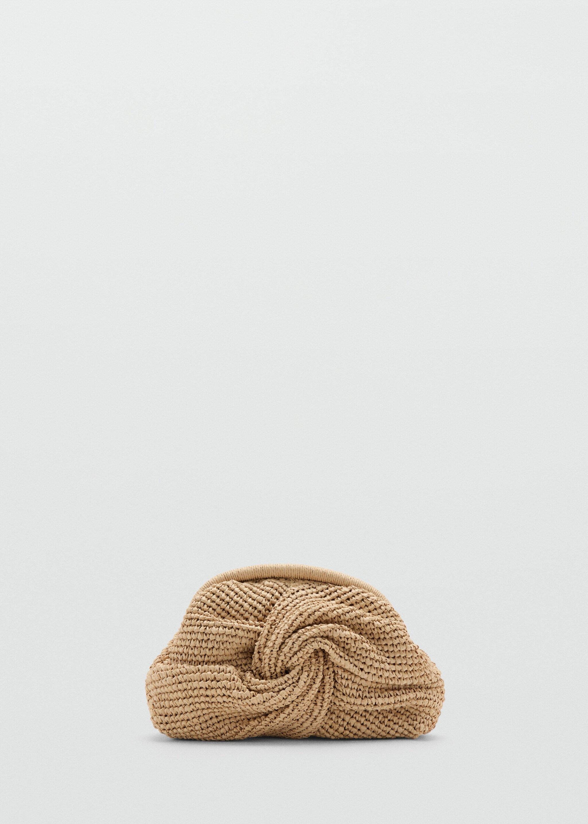 Сумка из натурального материала для ношения в руке - Изделие без модели, Бежевый. Ref: 27085933-00.