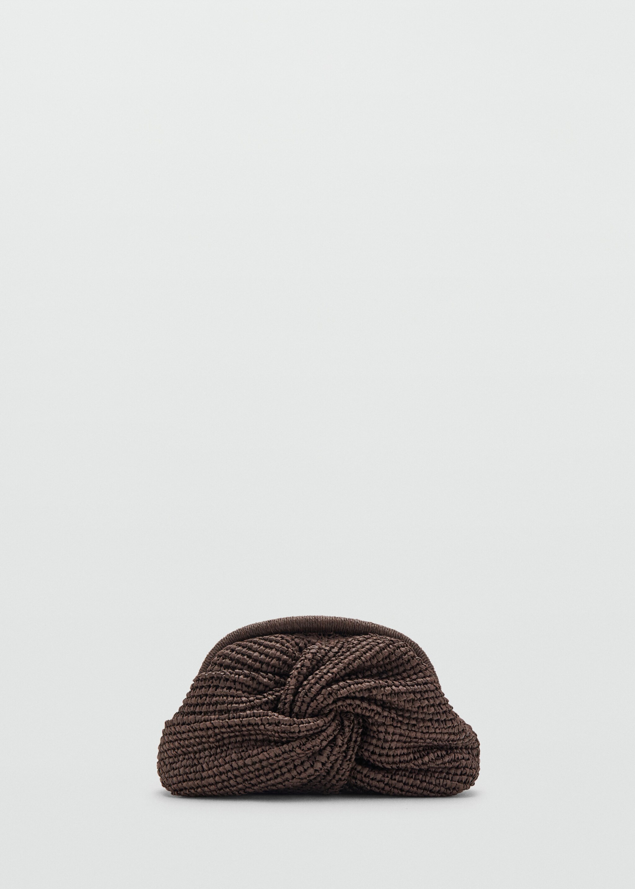 Сумка из натурального материала для ношения в руке - Изделие без модели, Шоколадный. Ref: 27085933-00.