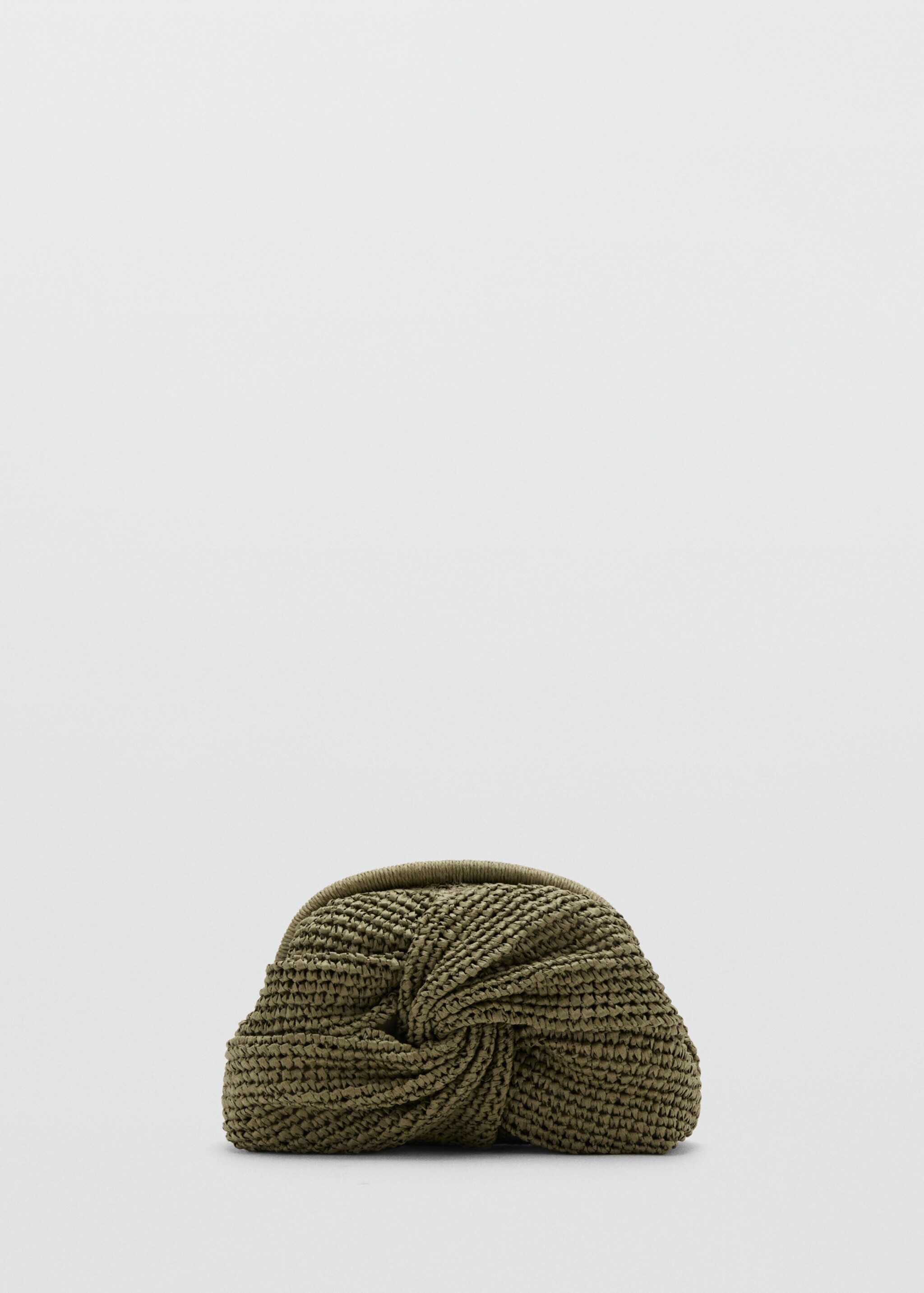 Сумка из натурального материала для ношения в руке - Изделие без модели, Хаки. Ref: 27085933-00.