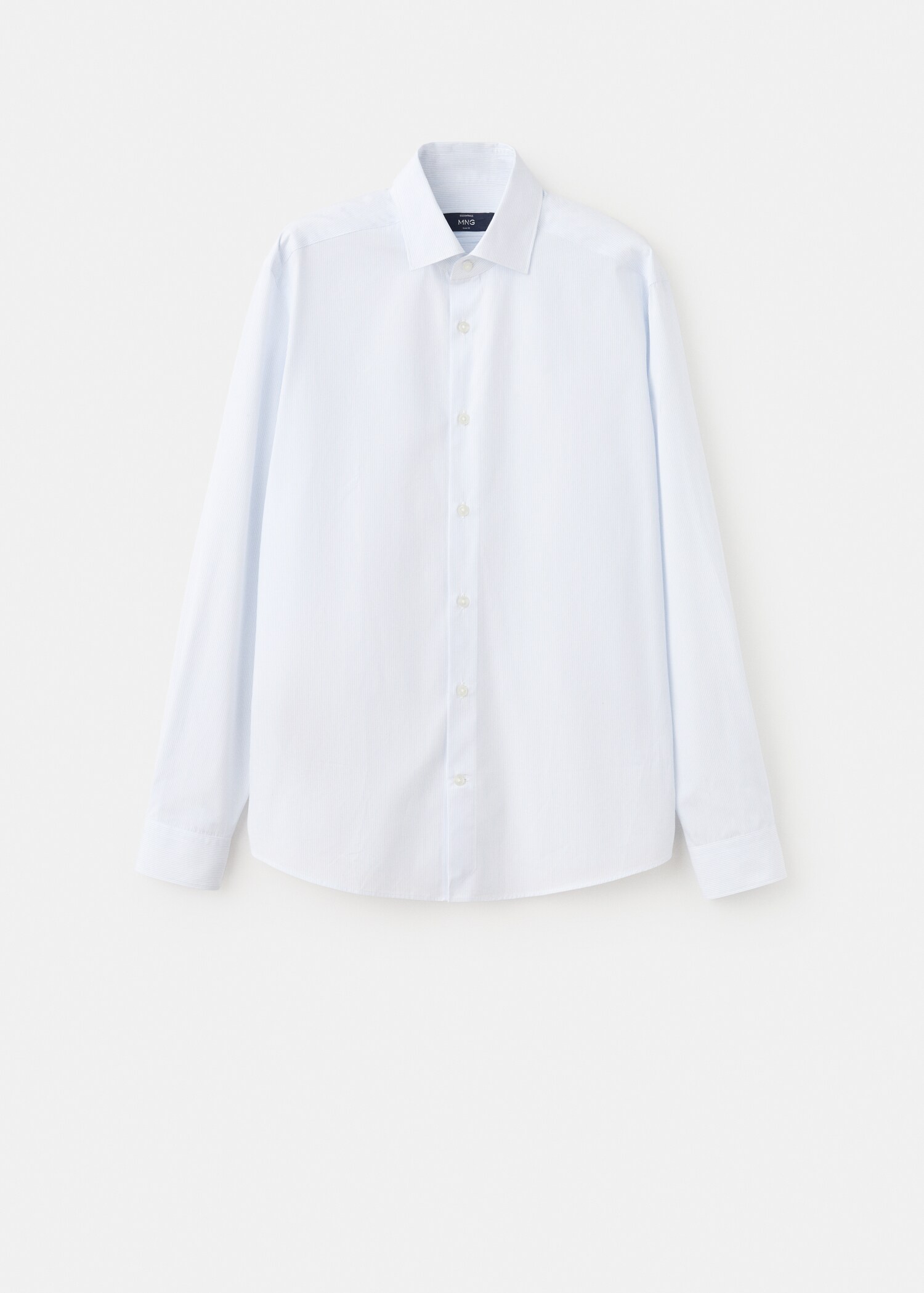 100% cotton striped slim-fit shirt - Article without model