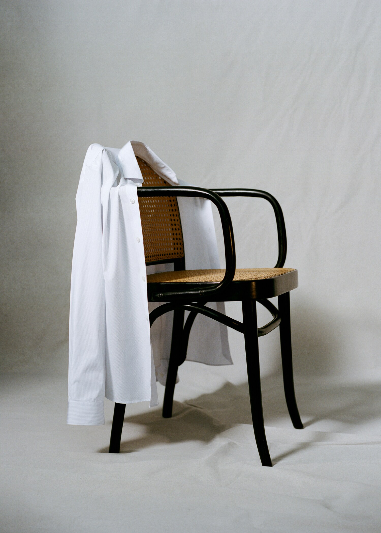 100% cotton striped slim-fit shirt - Details of the article 5