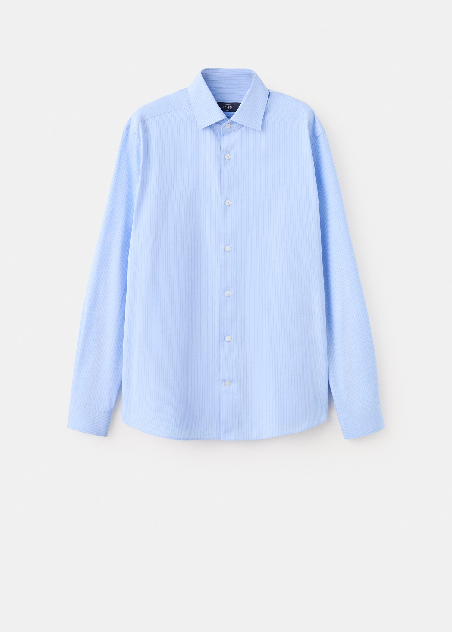 100% cotton striped slim-fit shirt - Article without model