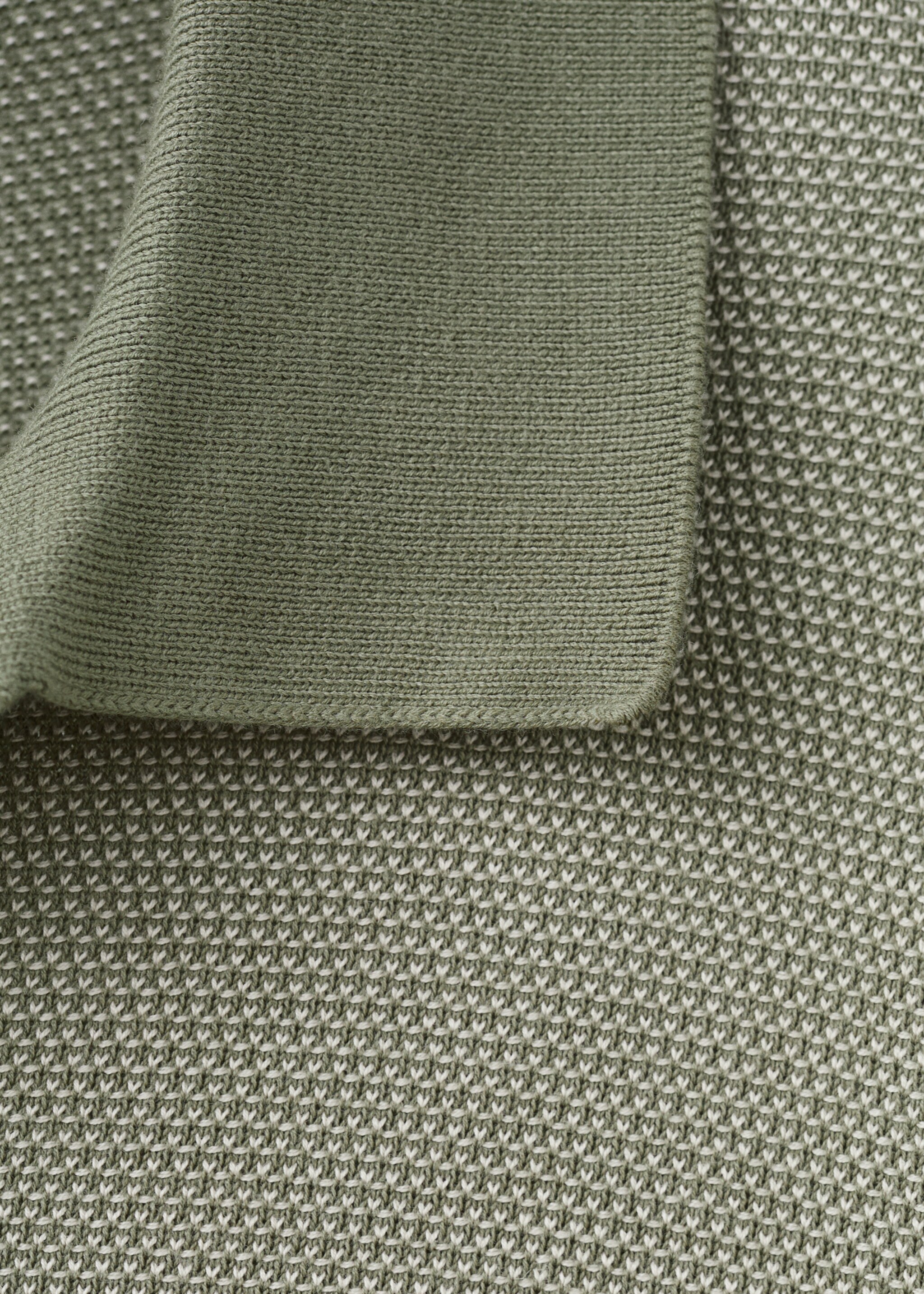 Polo 100 % coton maille combinée - Détail de l'article 0, Vert forêt. Ref: 27085936-00.