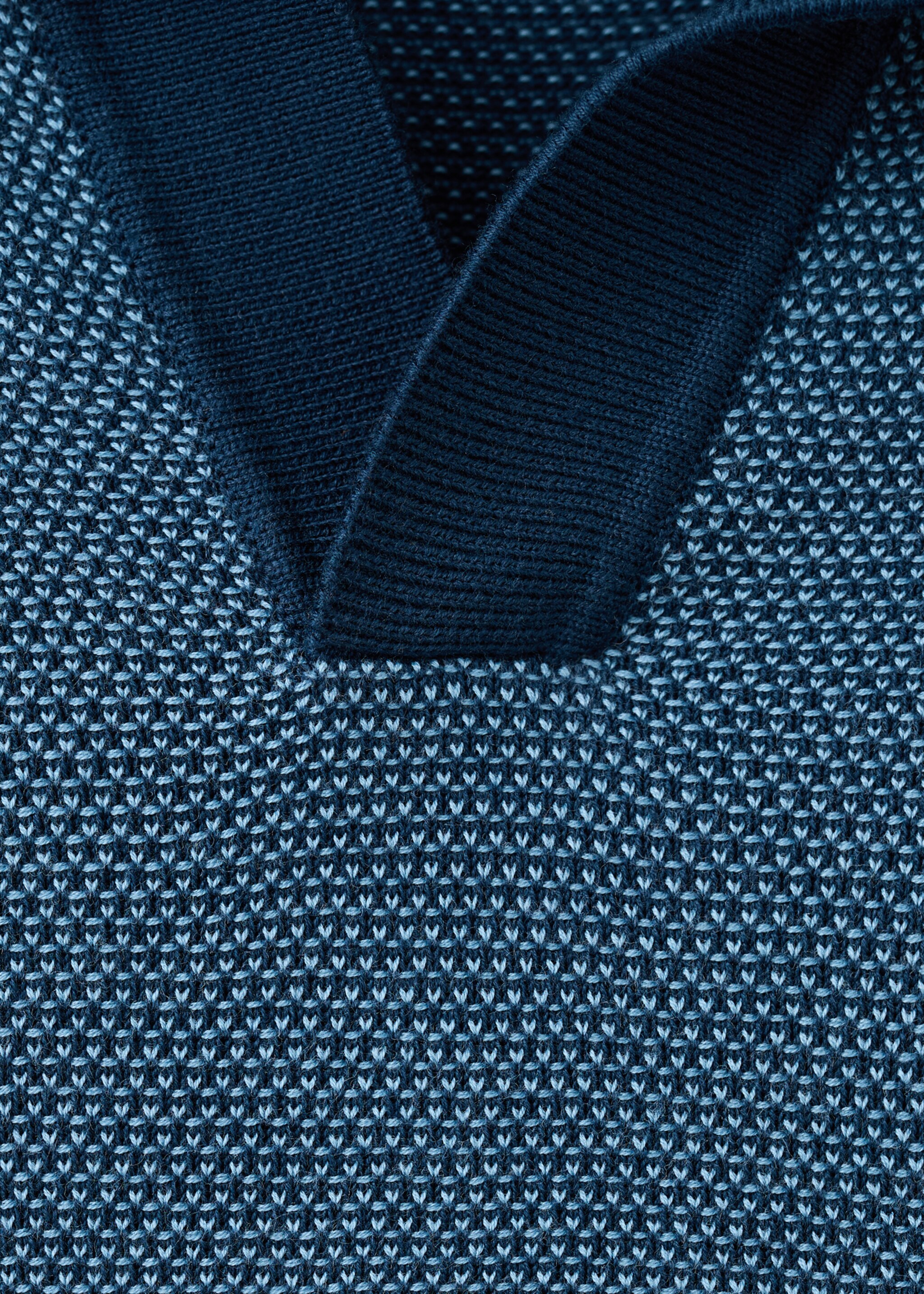 100% cotton jersey polo shirt - Details of the article 8, Navy. Ref: 27085936-00.