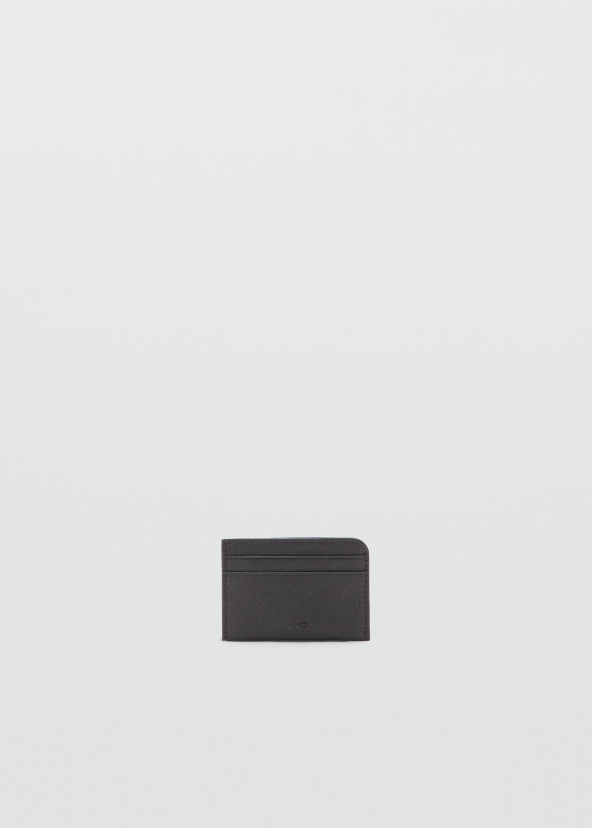 حافظة بطاقات من الجلد المدبوغ - منتج دون نموذج, بني. Ref: 27085941-00.