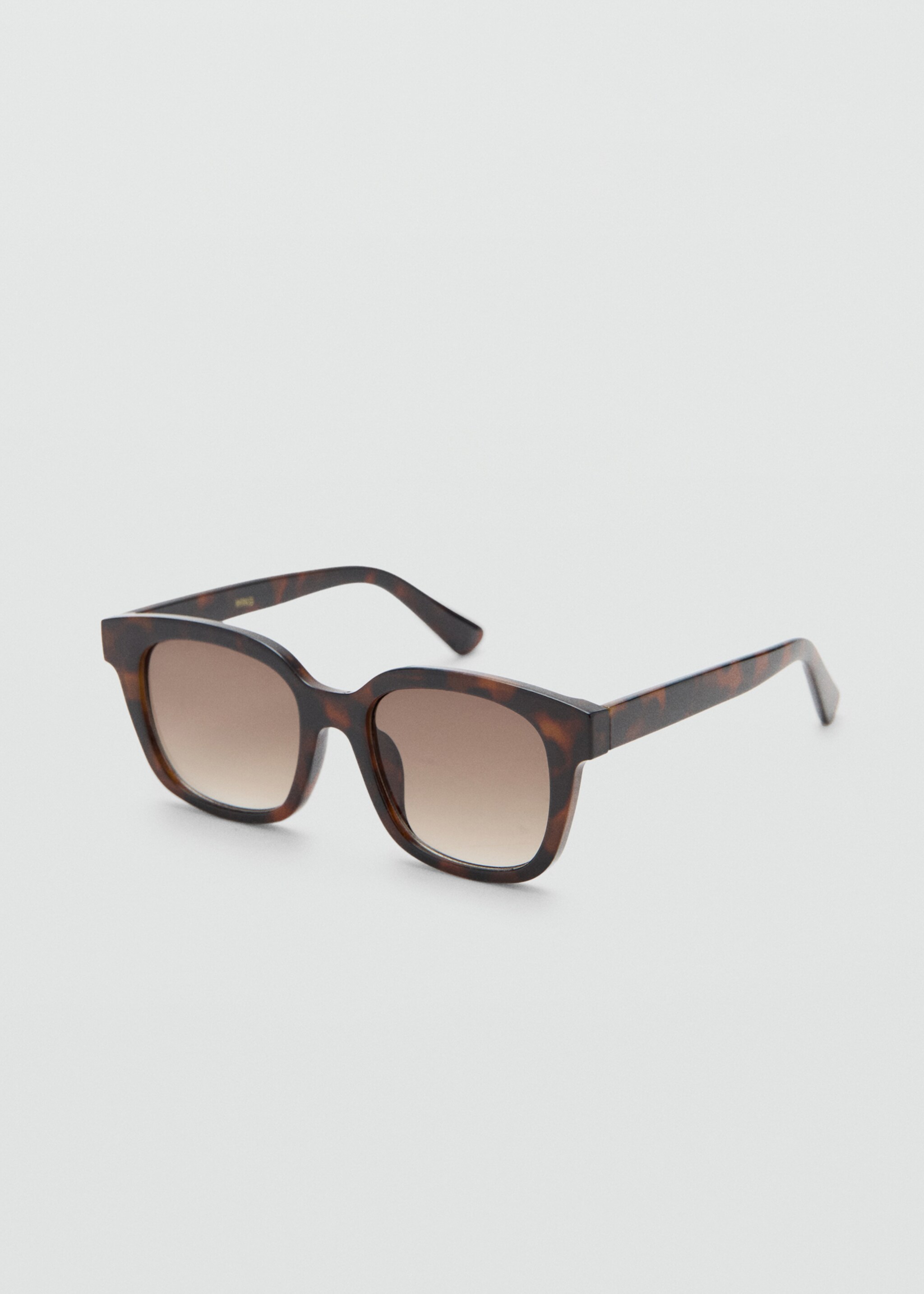 Squared frame sunglasses - Medium plane, Chocolate. Ref: 27085946-00.