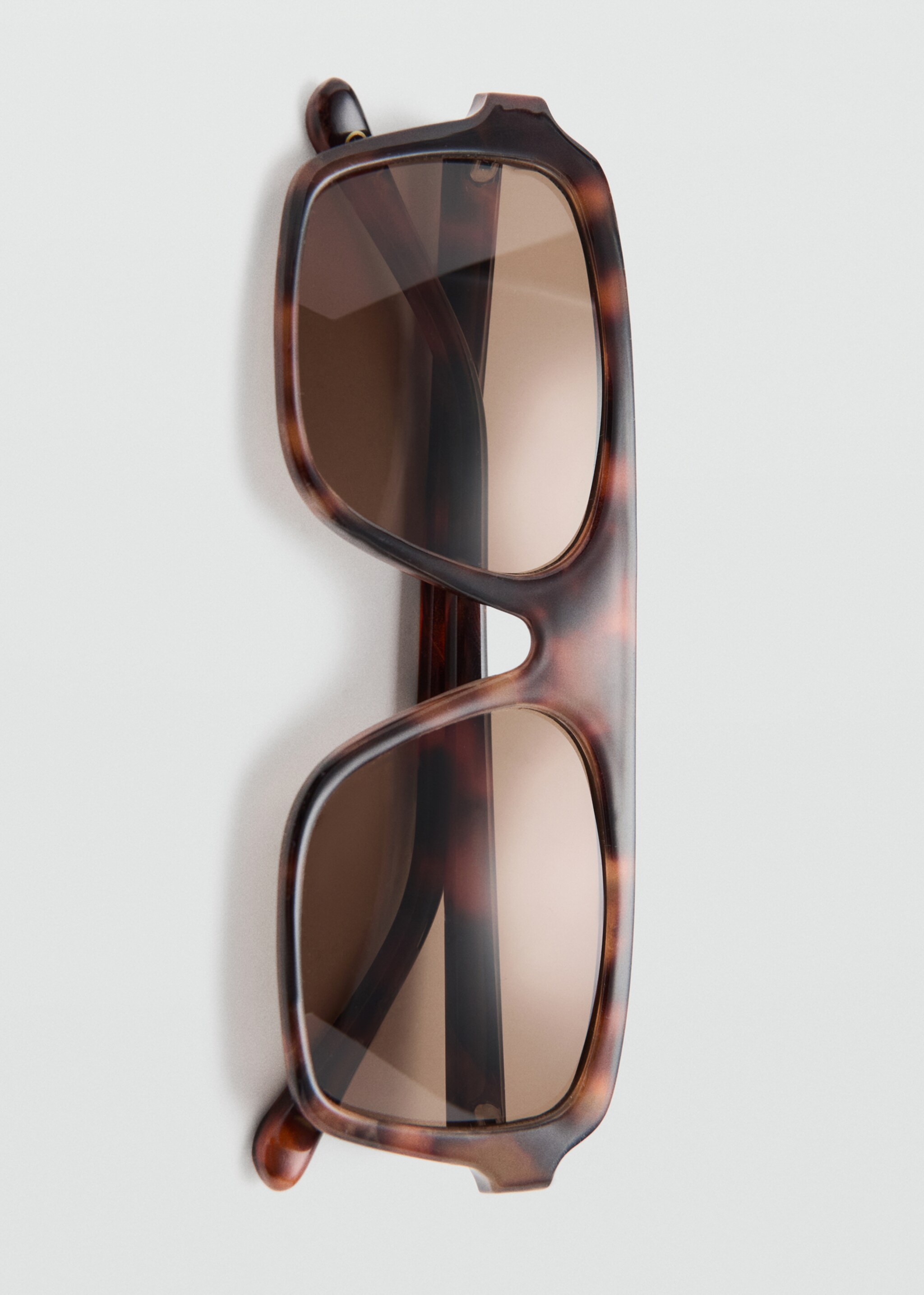Aviator sunglasses with plastic frame - Details of the article 1, Chocolate. Ref: 27085947-00.