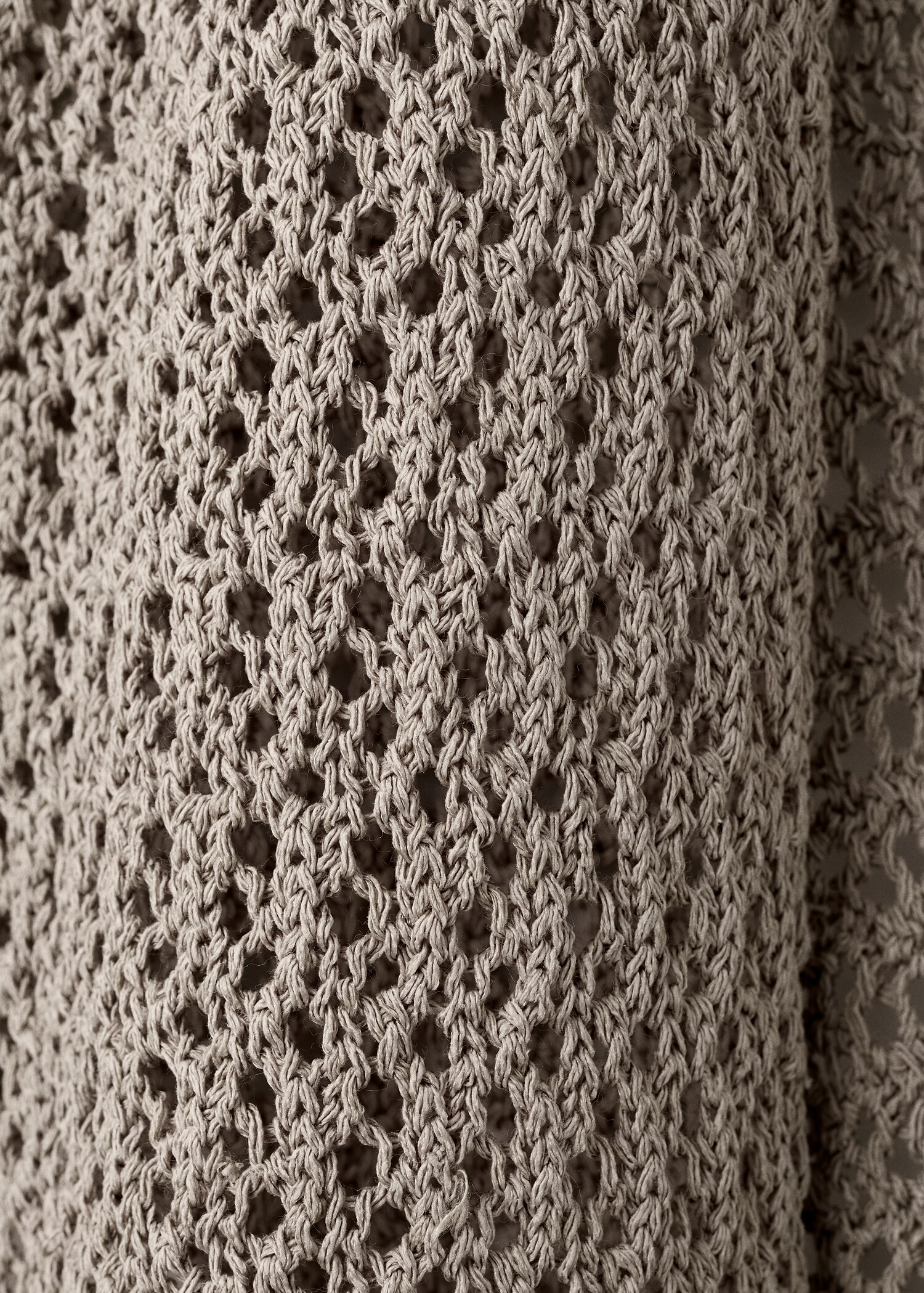 Gilet maille ajourée - Plan moyen