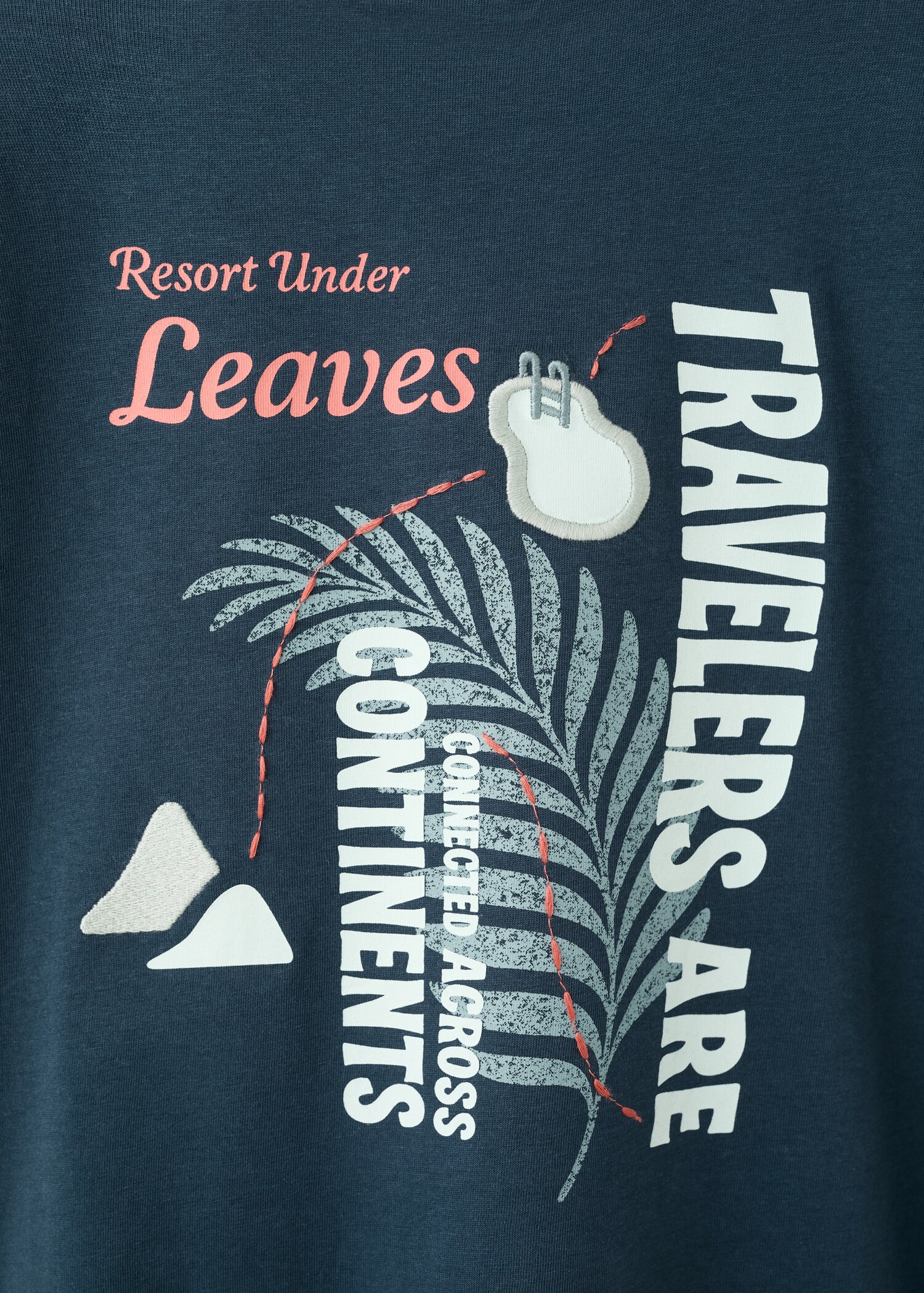 Printed cotton-blend t-shirt - Details of the article 0