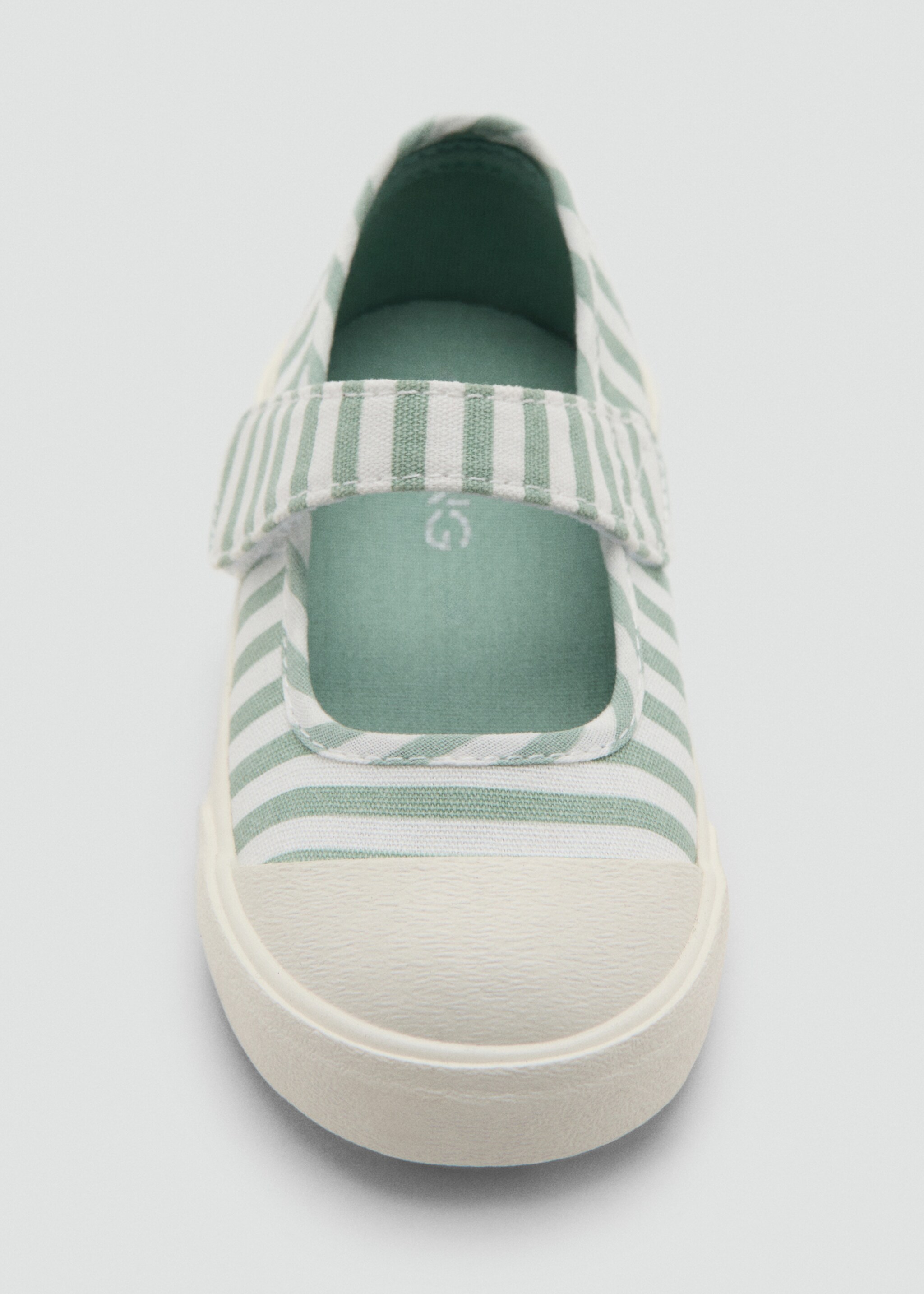 Velcro fastening strap sneakers - Details of the article 2, Pastel Green. Ref: 27085965-00.