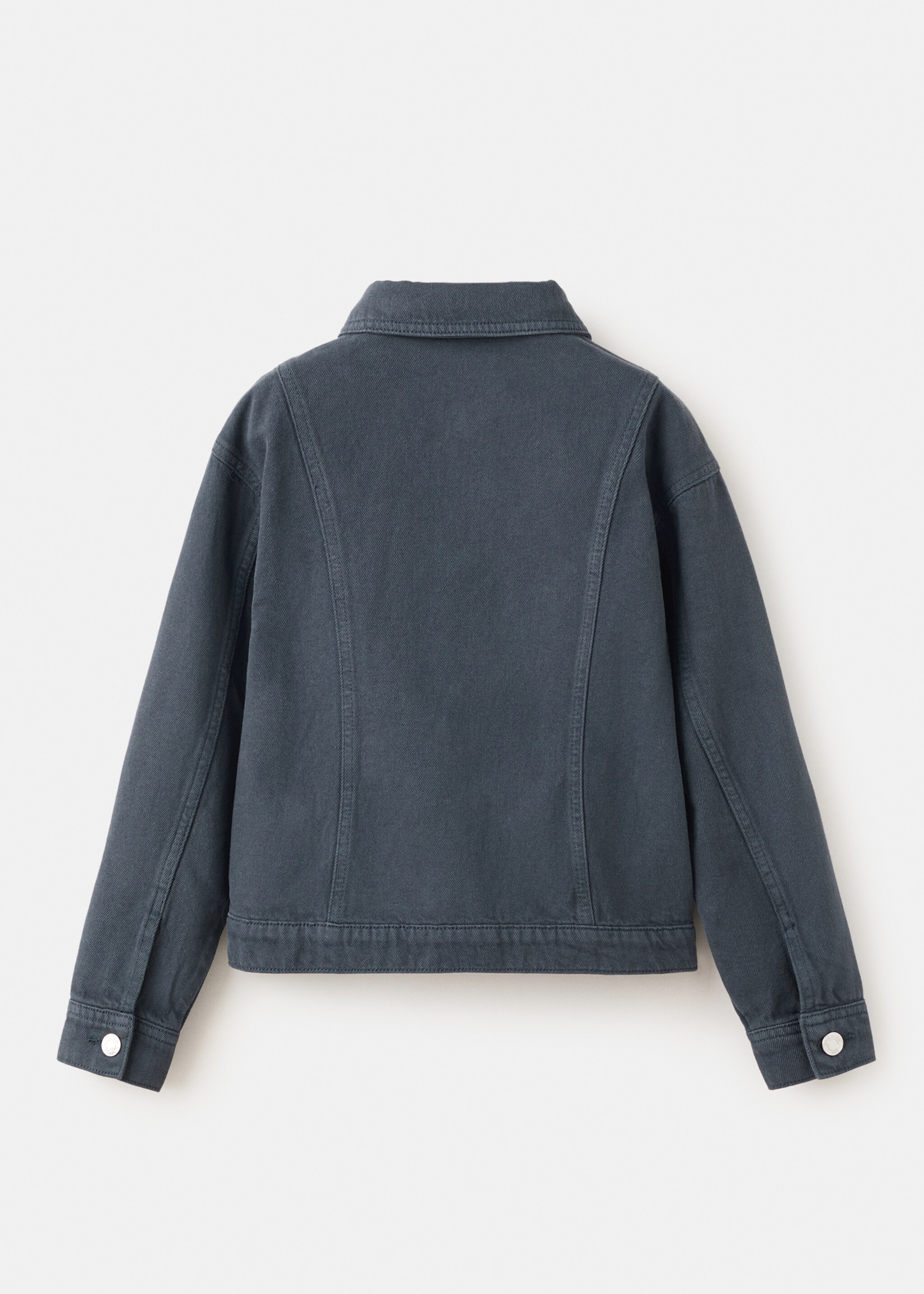 جاكيت دينيم بجيوب - الجهة الخلفية للمنتج, أزرق غامق. Ref: 27085973-00.