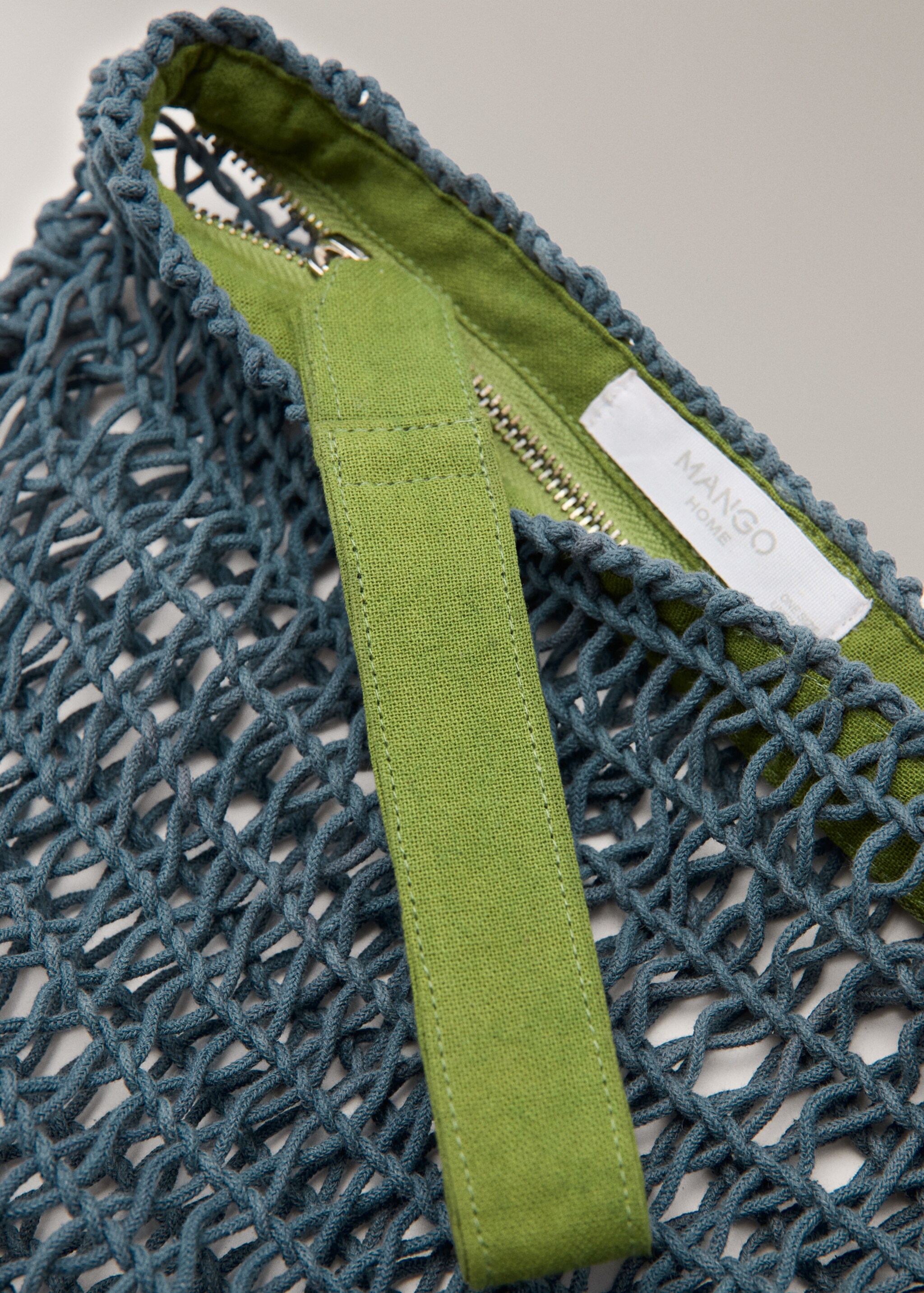 Kırmızı pamuklu kozmetik çantası - Ürün detayı 1, Mavi. Ref: 27085974-00.