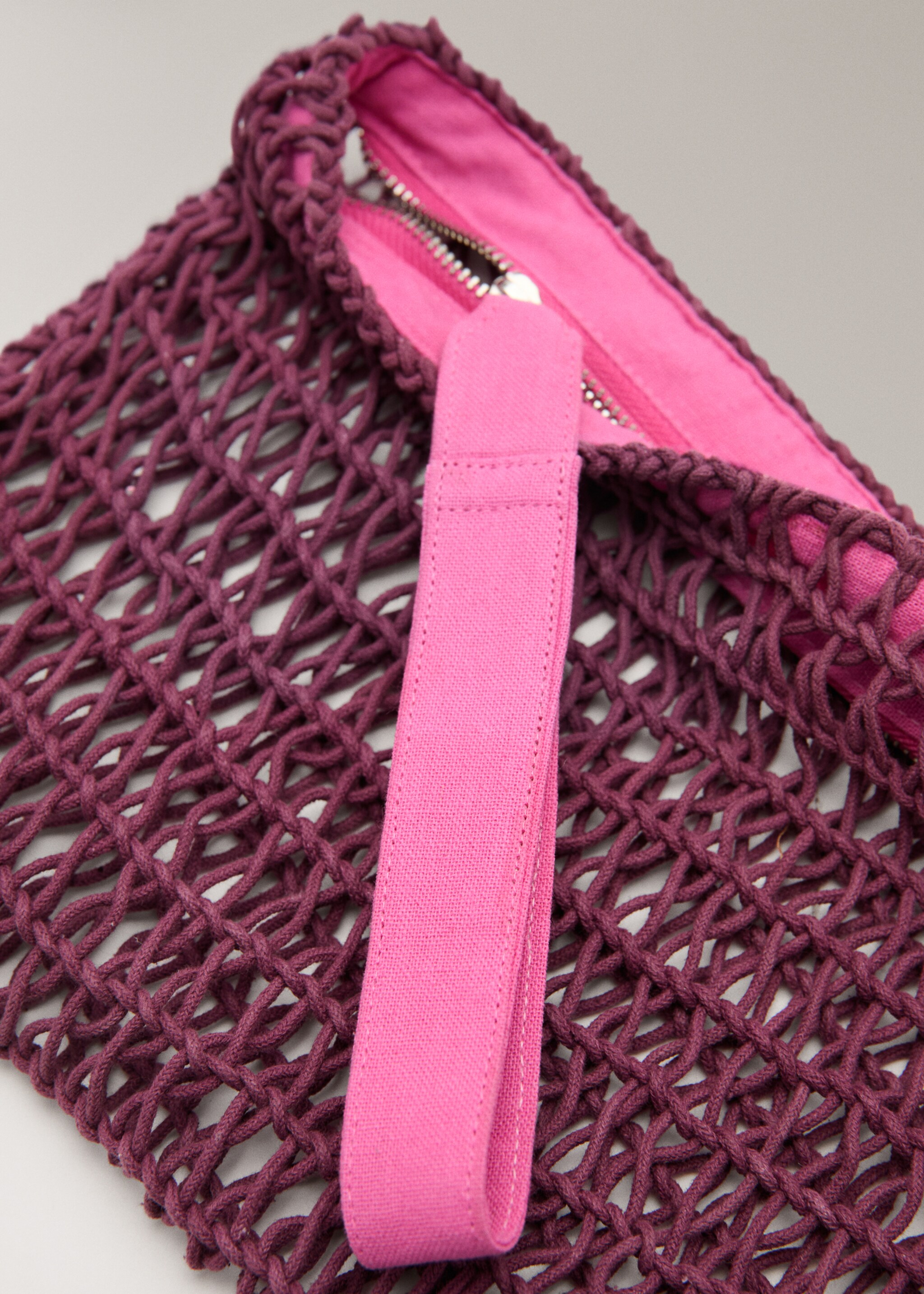 Kırmızı pamuklu kozmetik çantası - Ürün detayı 1, Şarap Rengi. Ref: 27085974-00.