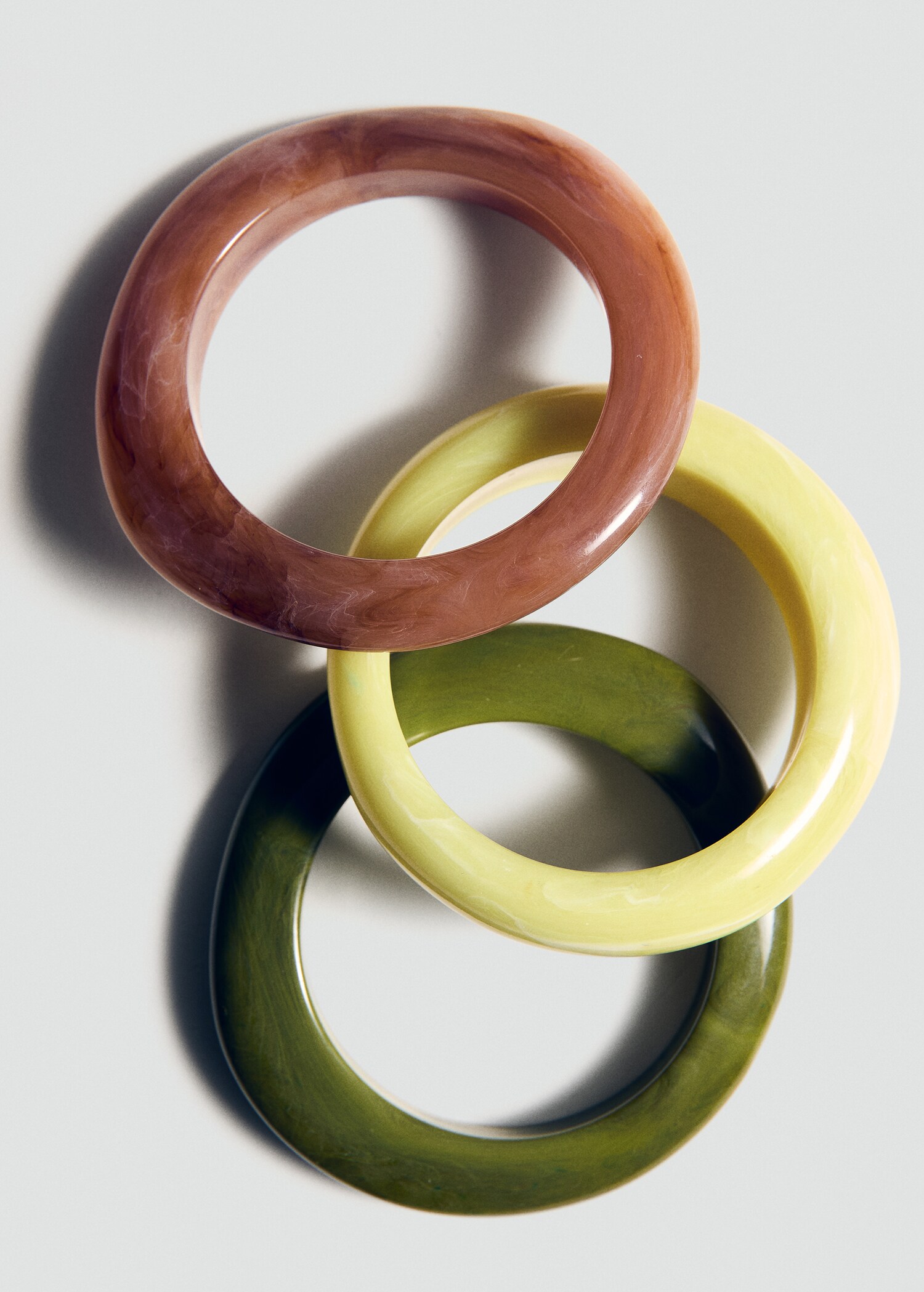 Set of 3 combined volume maxi bracelets - Details of the article 5