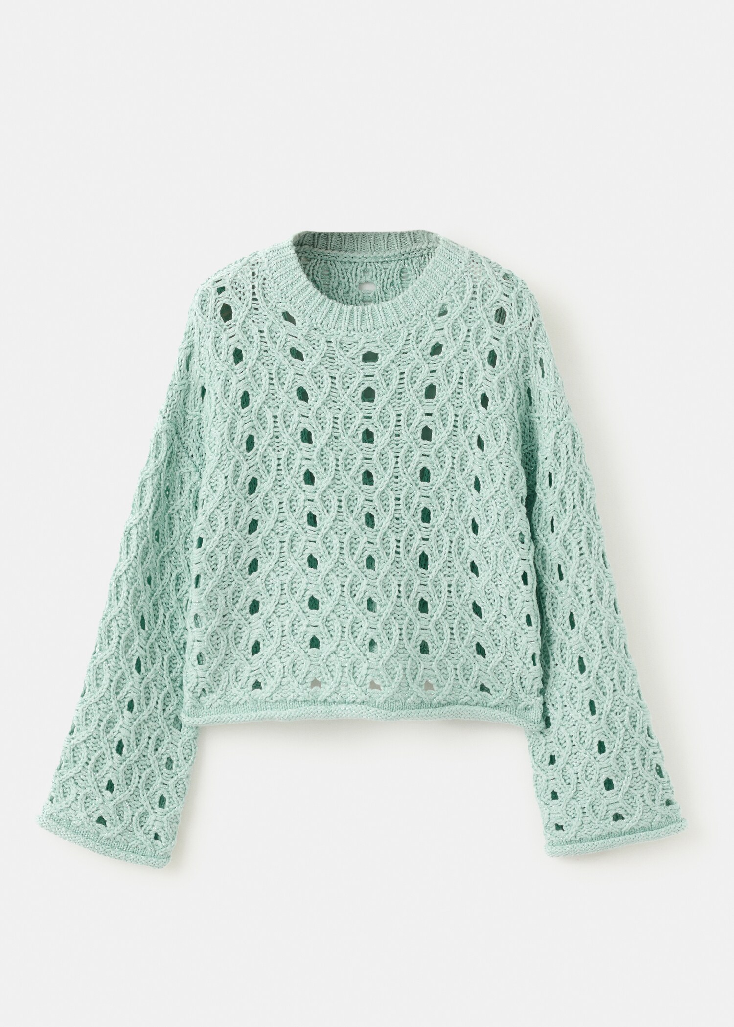 Openwork knit sweater - Article without model