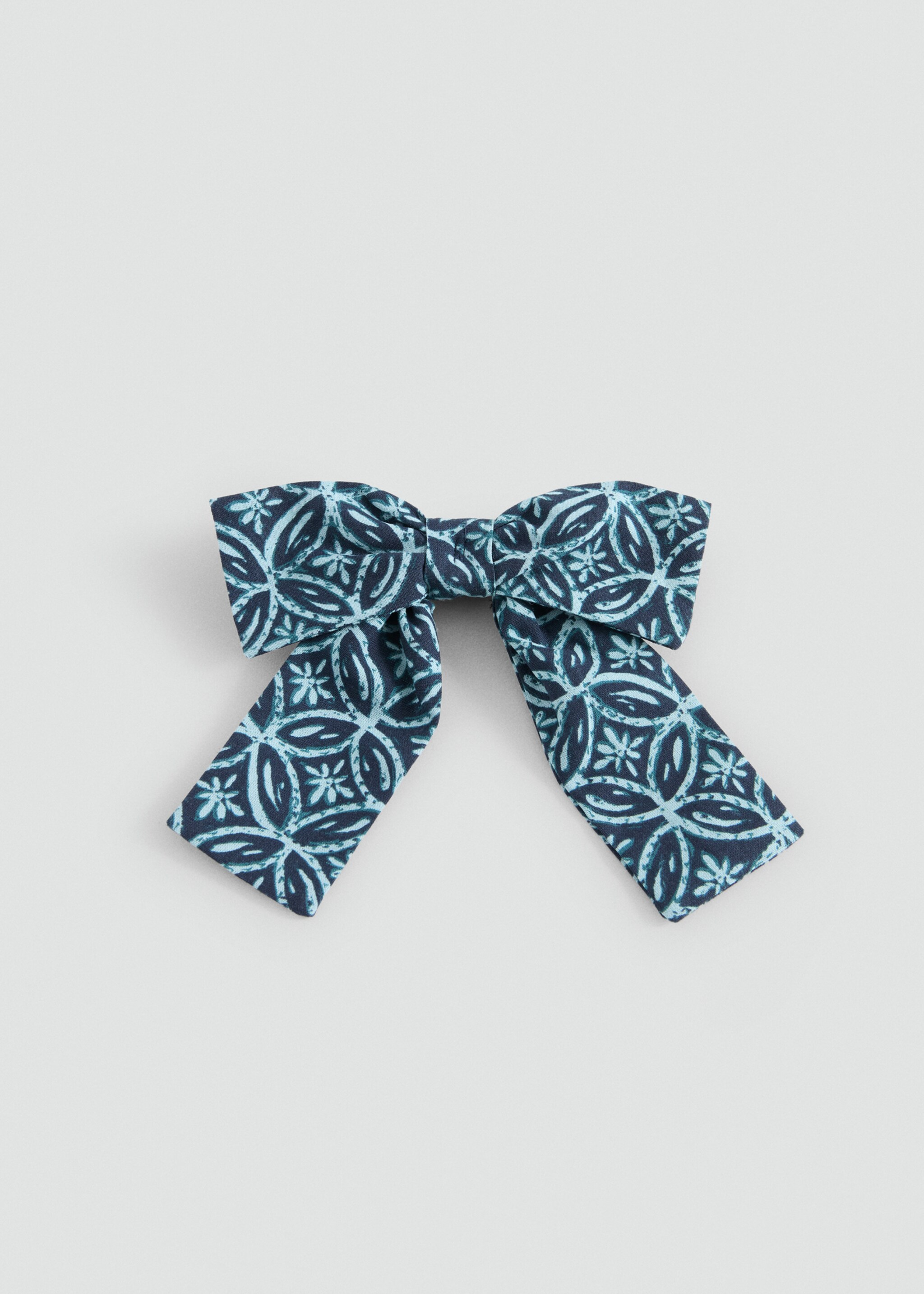 Élastique pour cheveux nœud - Article sans modèle, Vert d´eau. Ref: 27085988-00.