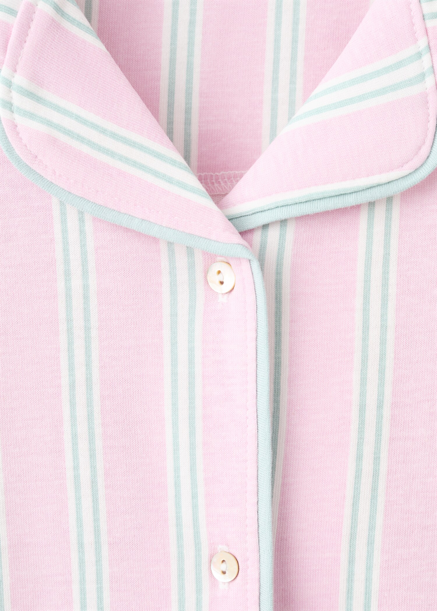 Striped short pyjamas - Details of the article 8