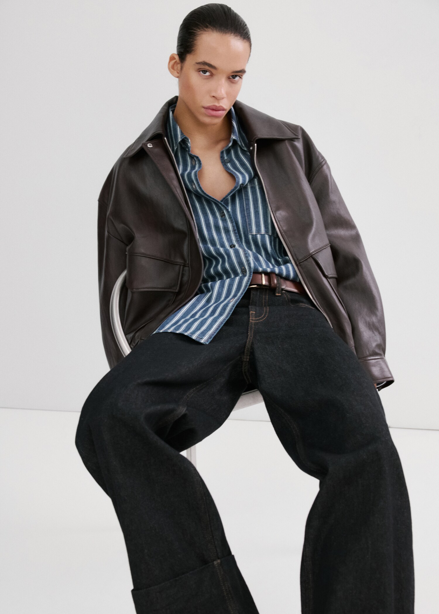 Chemise en jean rayures - Détail de l'article 6