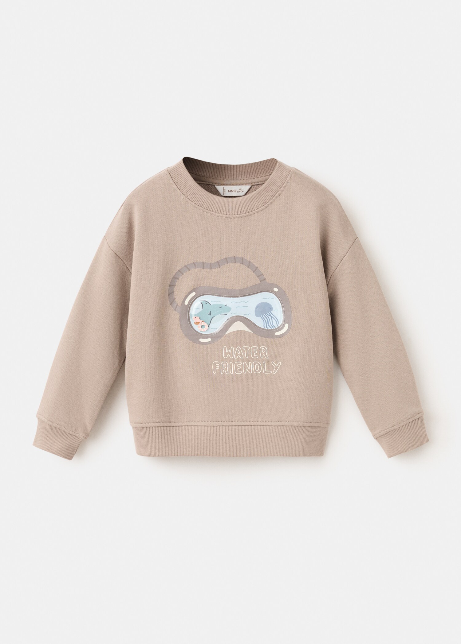 Printed cotton sweatshirt - Article without model