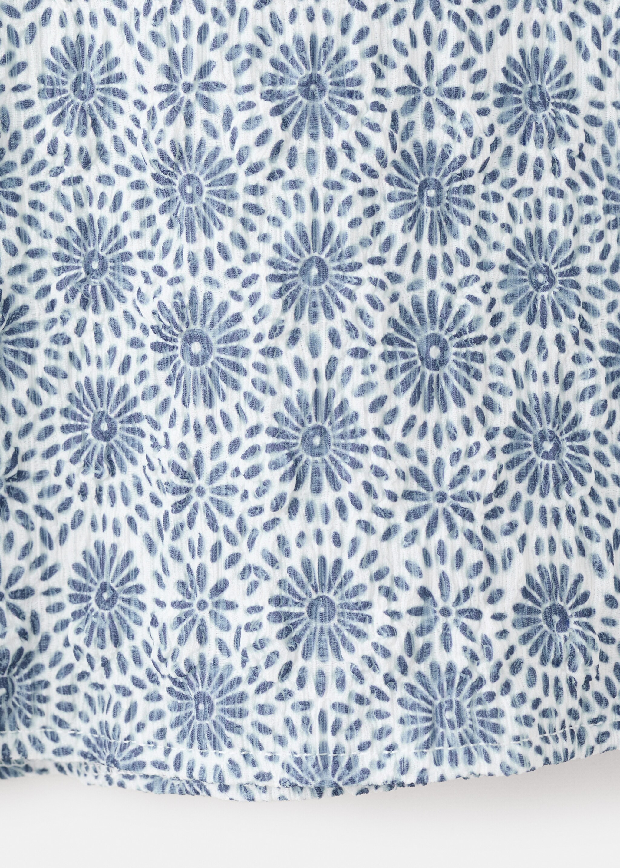 Camiseta estampada fluida - Detalle del artículo 0, Azul. Ref: 27086344-00.