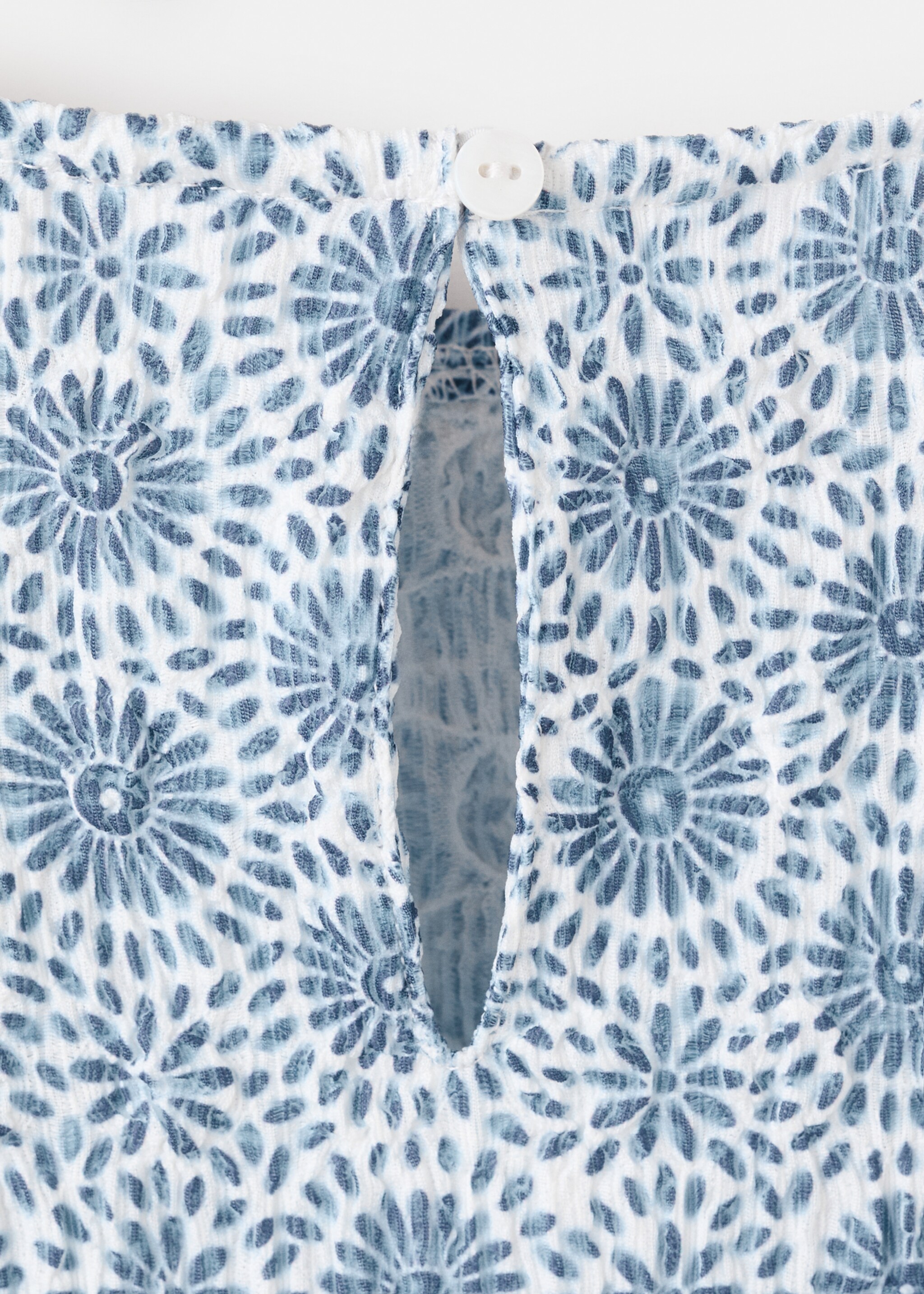 Camiseta estampada fluida - Detalle del artículo 8, Azul. Ref: 27086344-00.