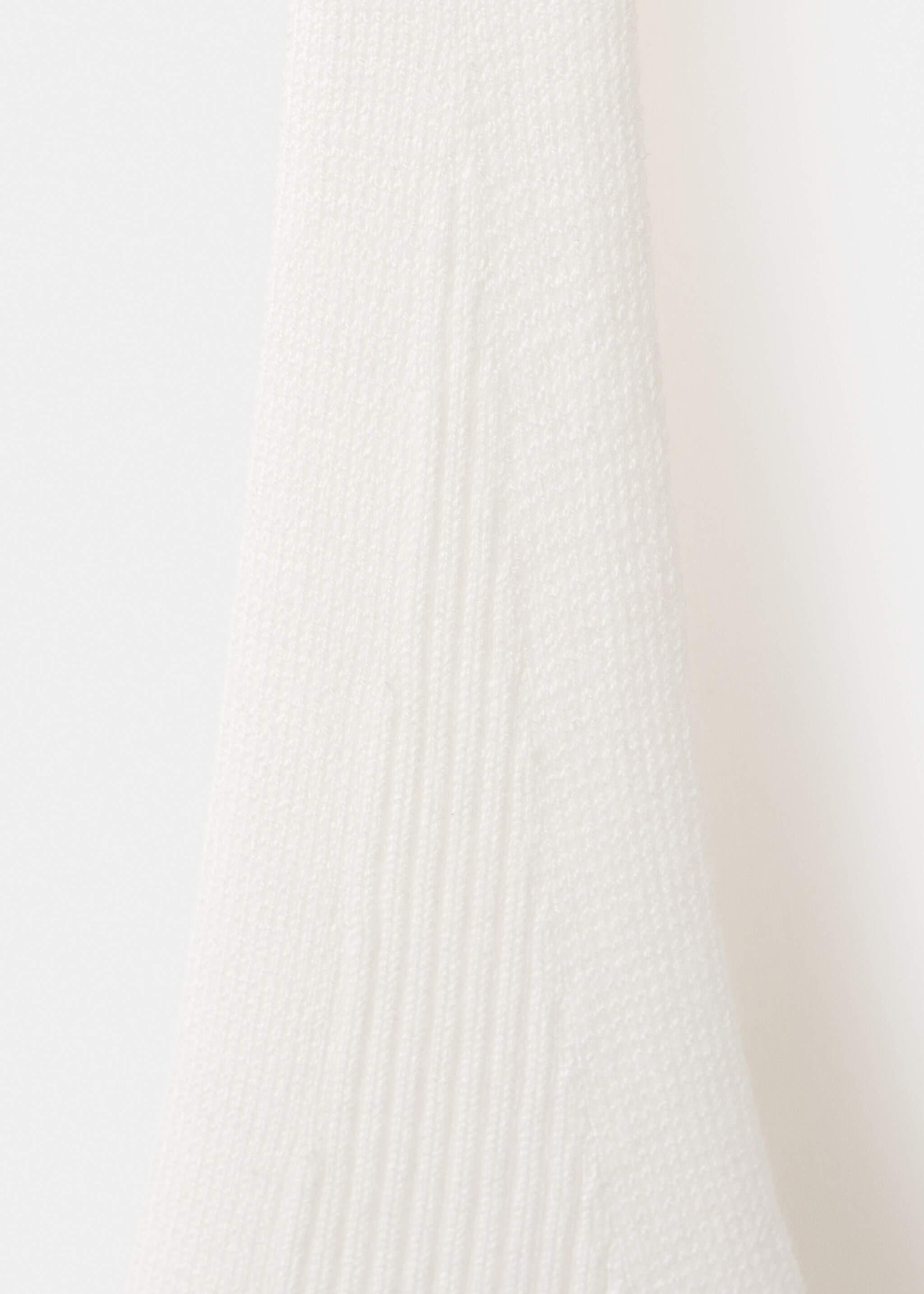 Ribbed halter neck top - Details of the article 0, White. Ref: 27086347-00.