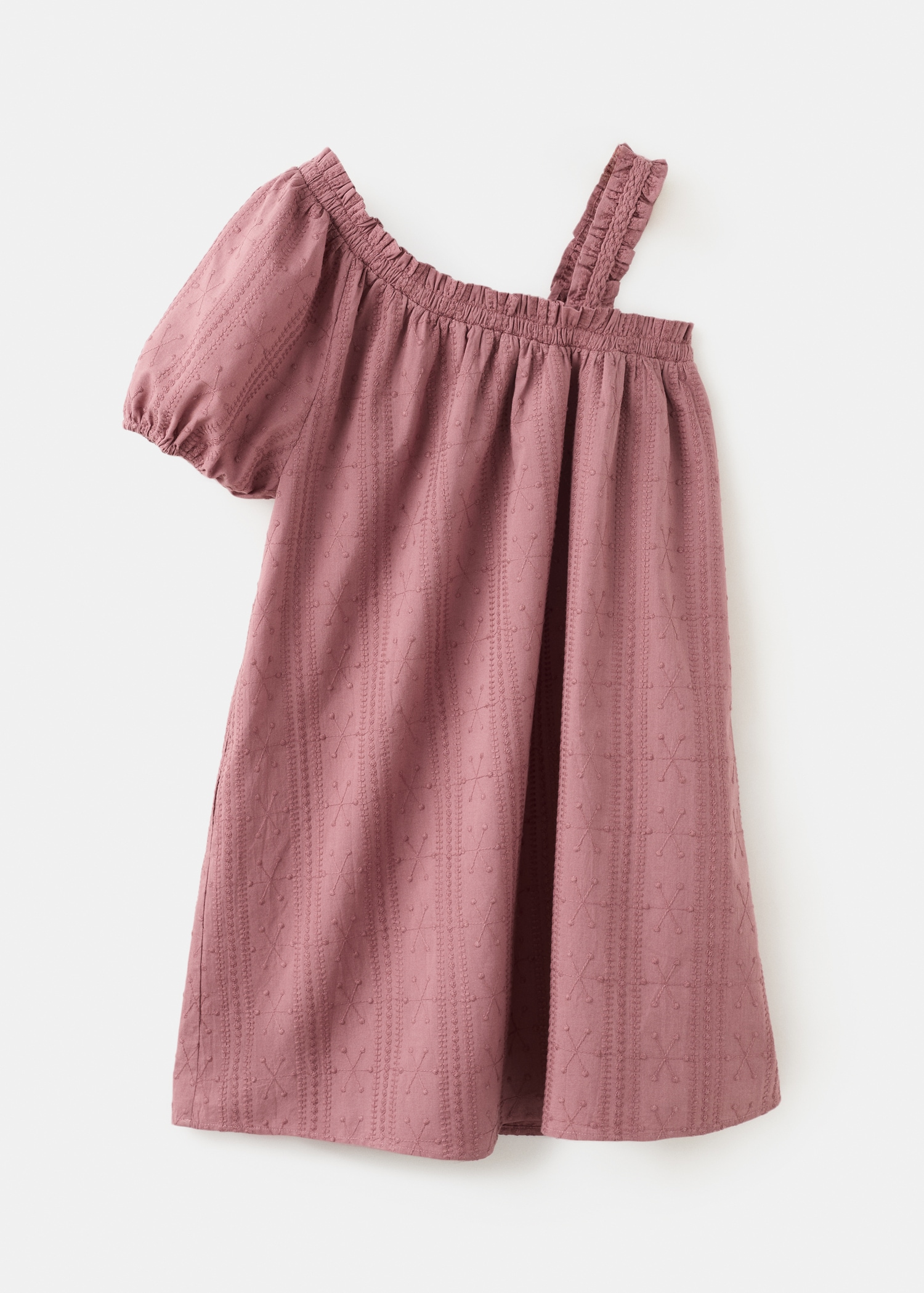 Robe asymétrique brodée - Article sans modèle