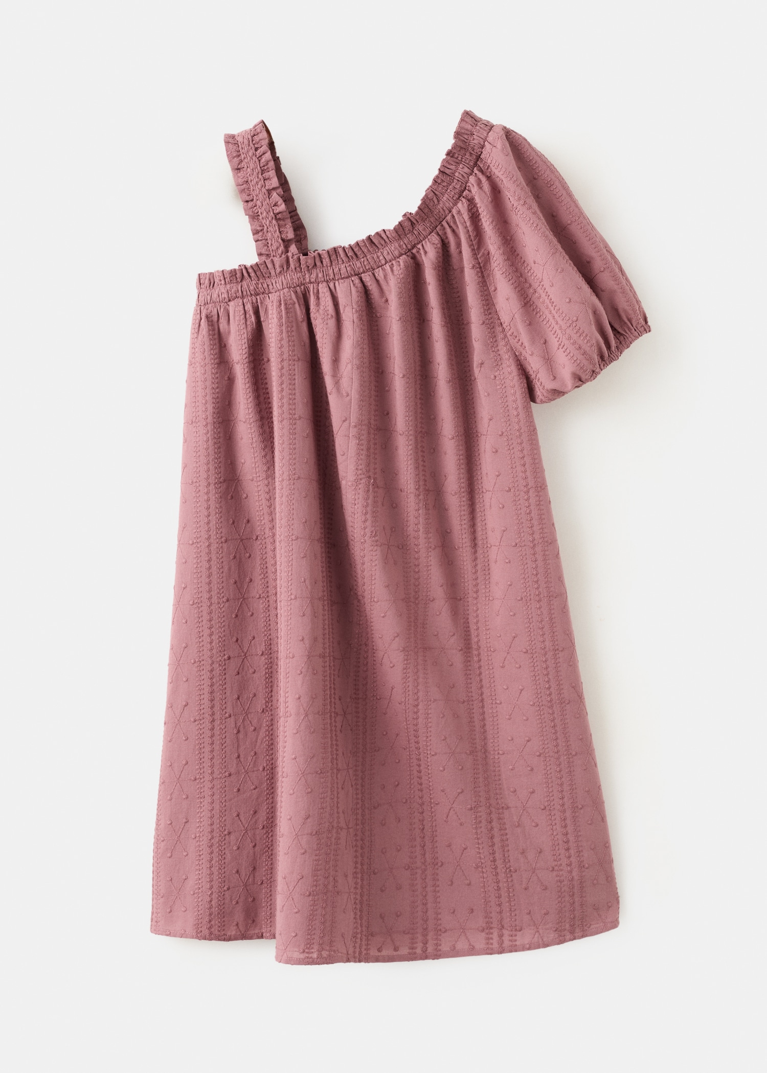 Robe asymétrique brodée - Verso de l’article